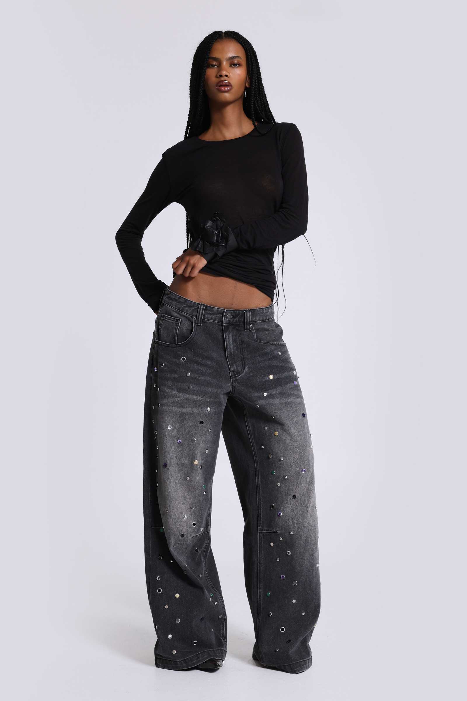 Trixa Jewel Studded Colossus Jeans