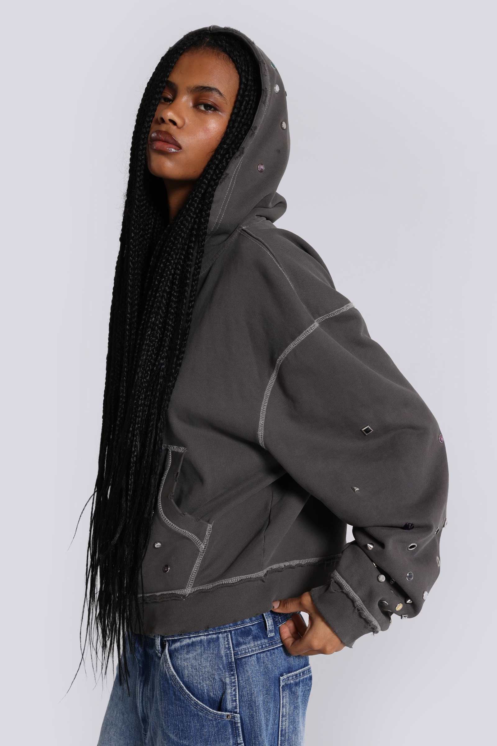 Trixa Jewel Studded Hoodie