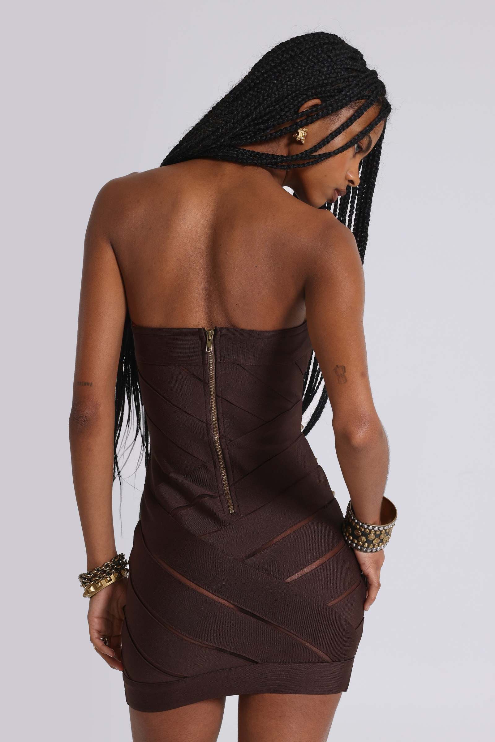 Serena Studded Bandage Dress