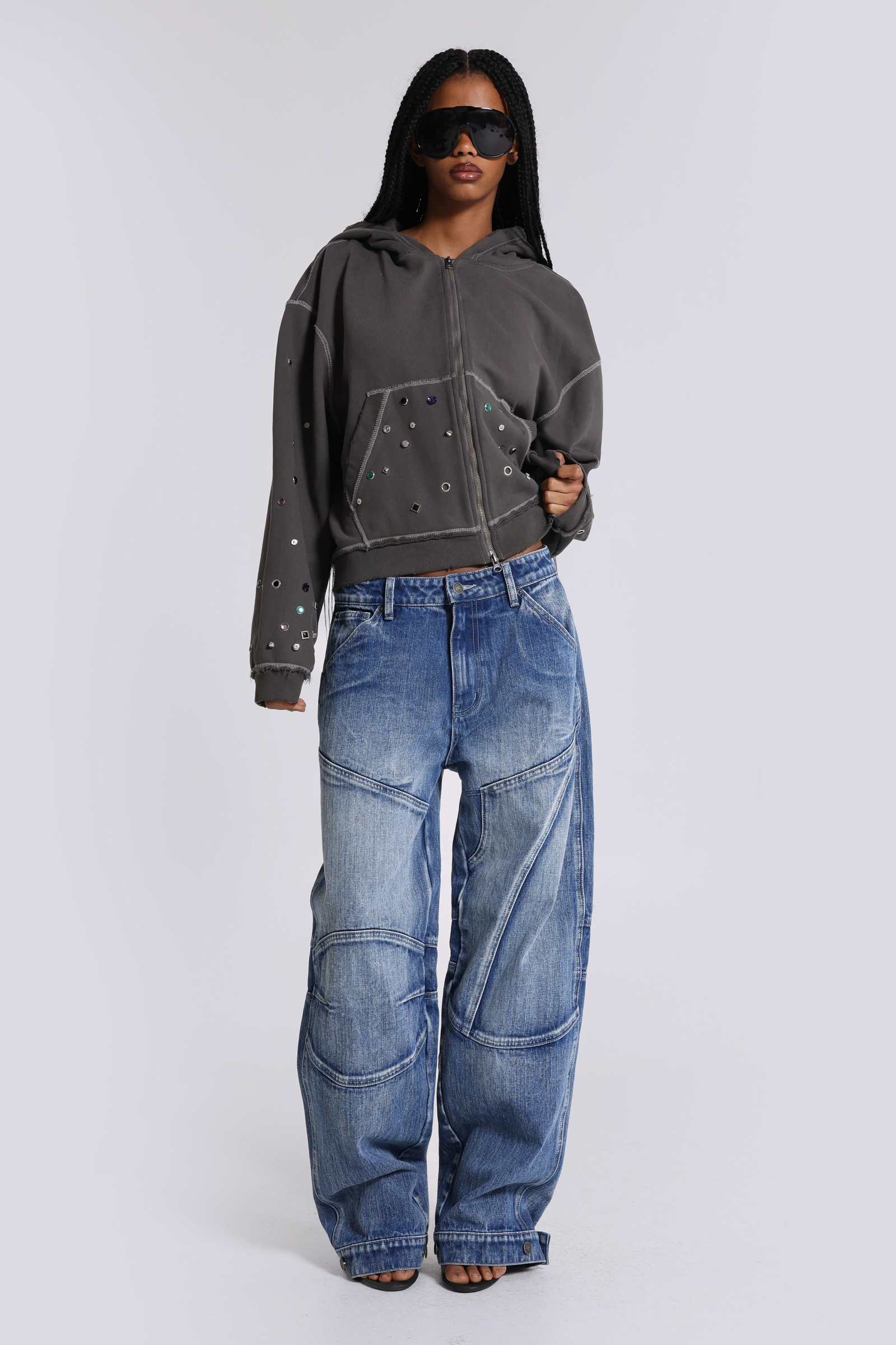 Trixa Jewel Studded Hoodie