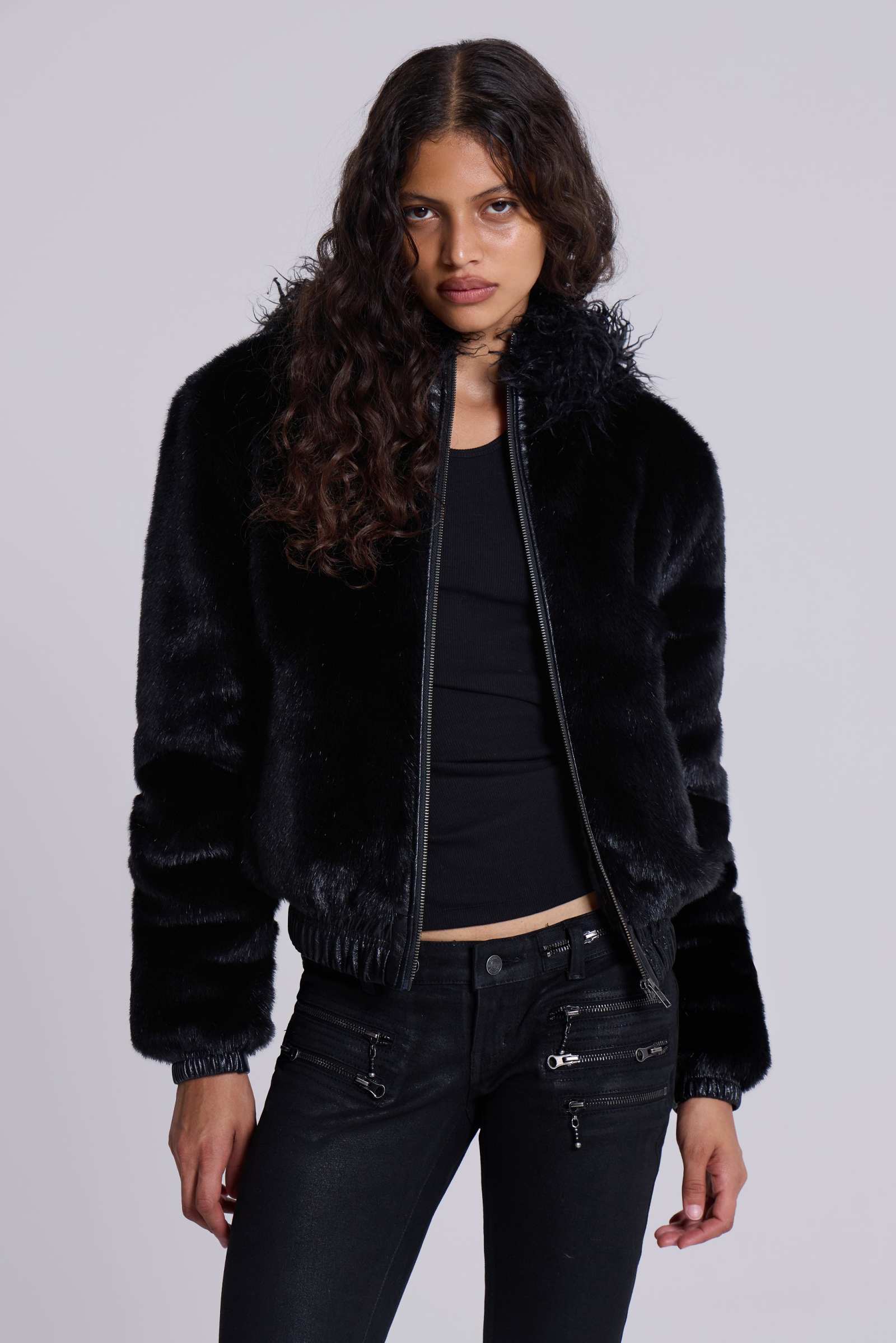 Raven Faux Fur Jacket