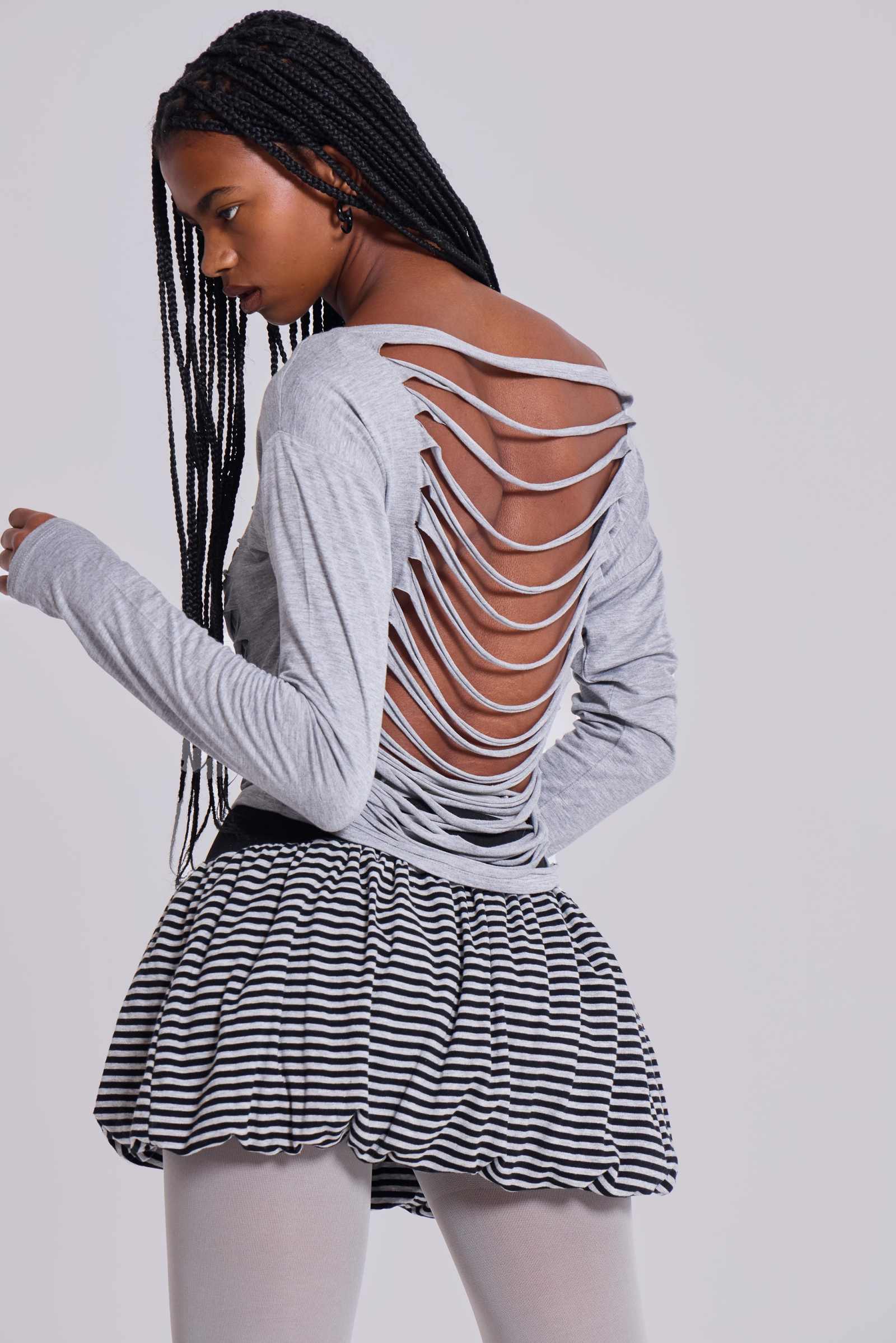 Obsessed Slashed Layered Top | Jaded London | Saphira