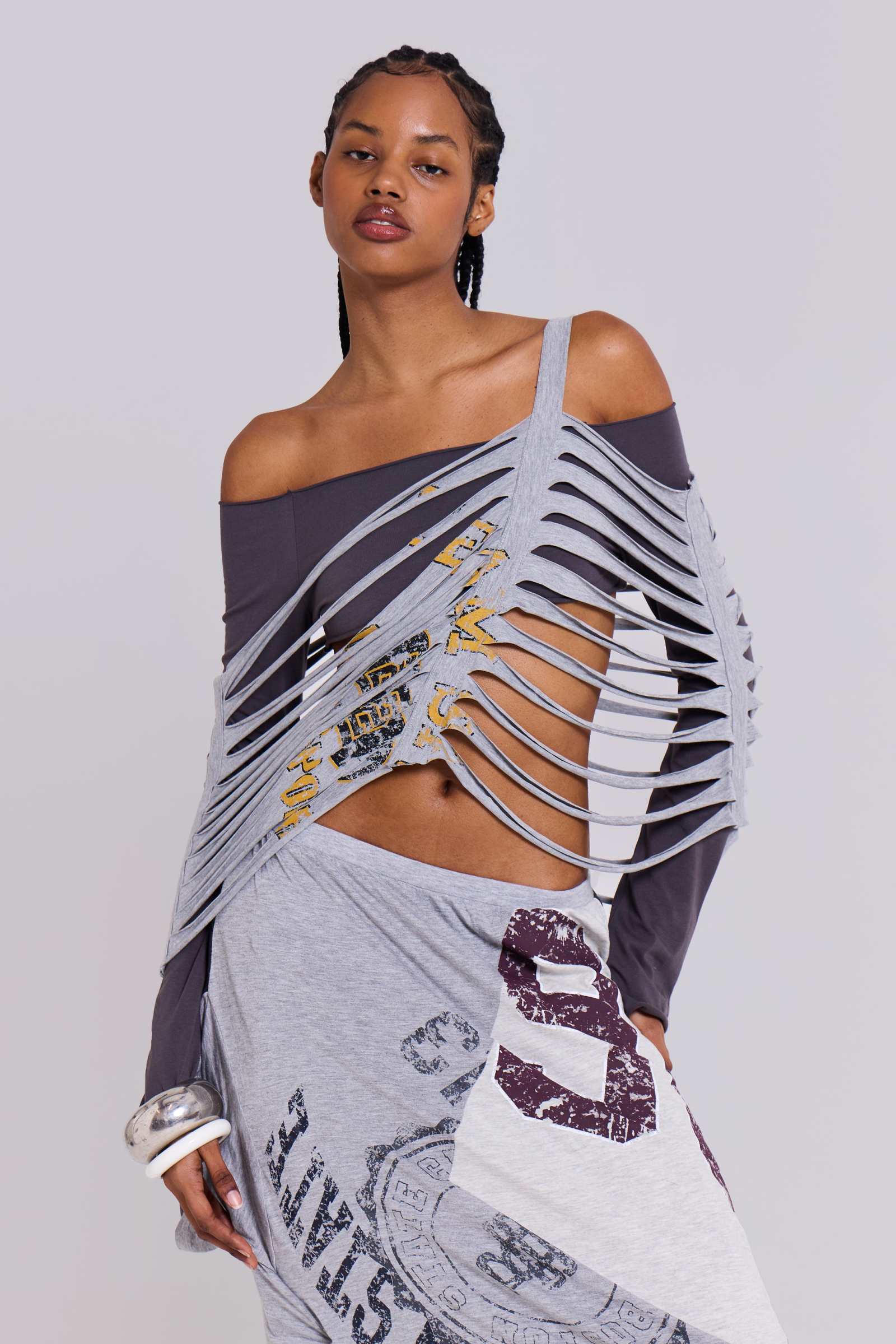 Riley Slashed Multiway Cape Top | Jaded London | Clothing