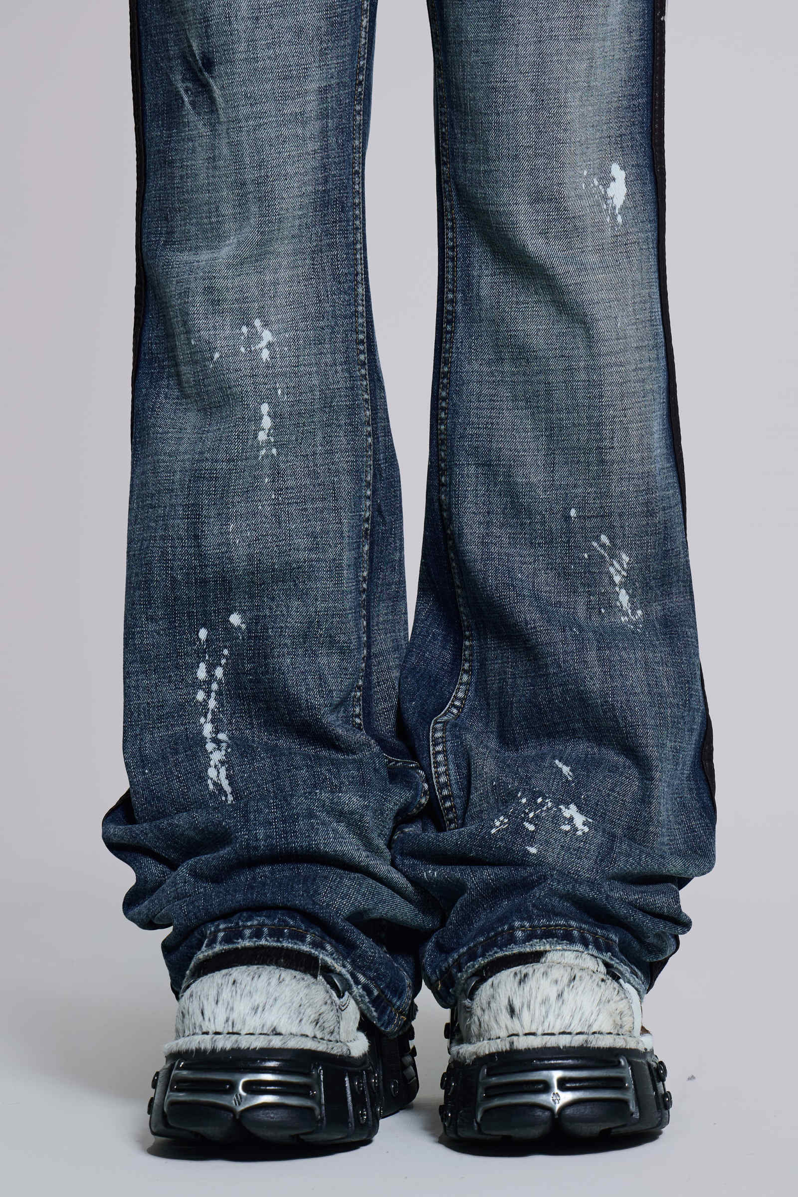 Vintage Drift Blue Tinted Wide Leg Jeans main image 0