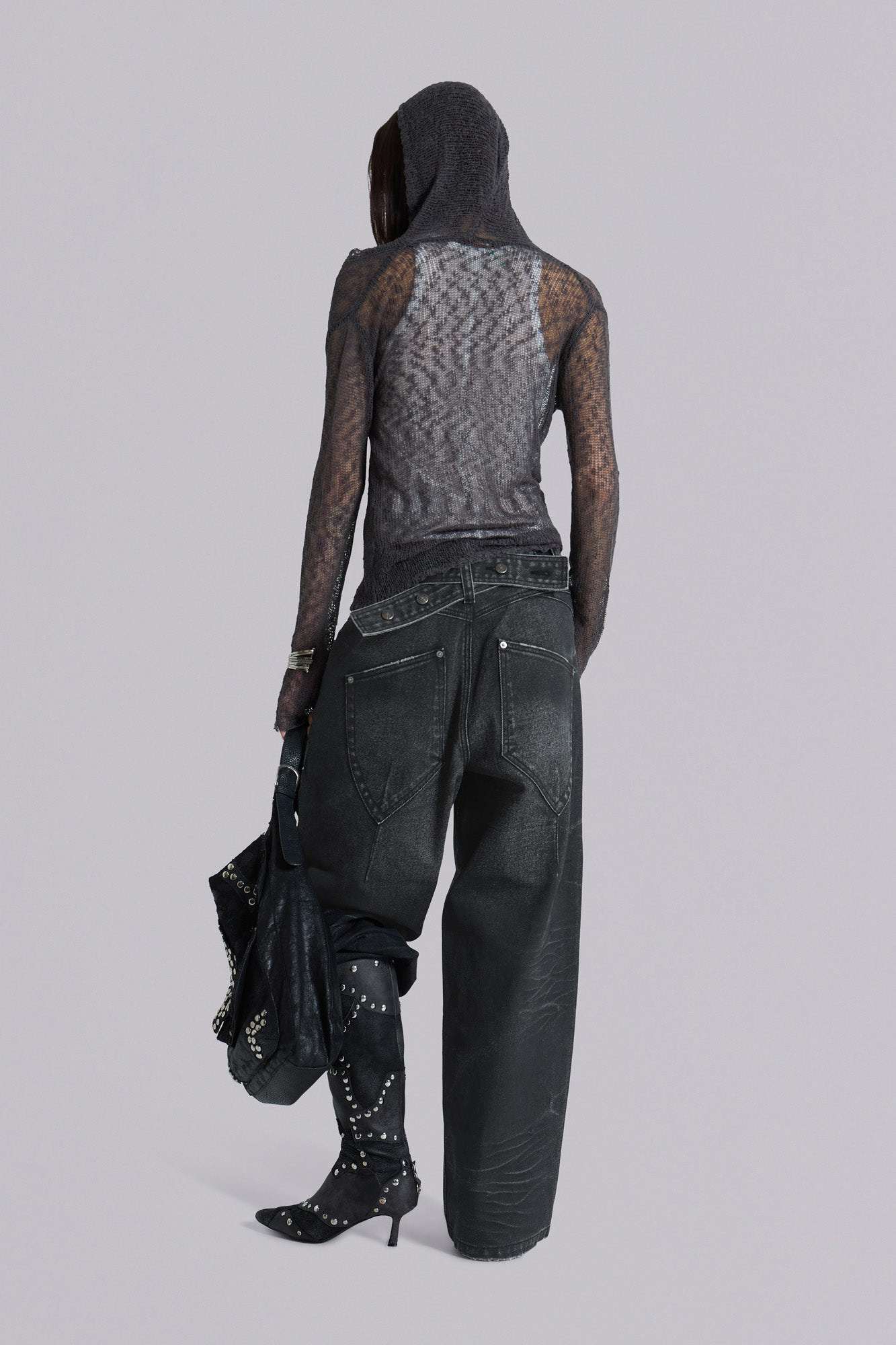 Jaded London ウィングプリント バギージーンズ ブラック W28 510c7QhzrML._AC_SY200_QL15_.jpg