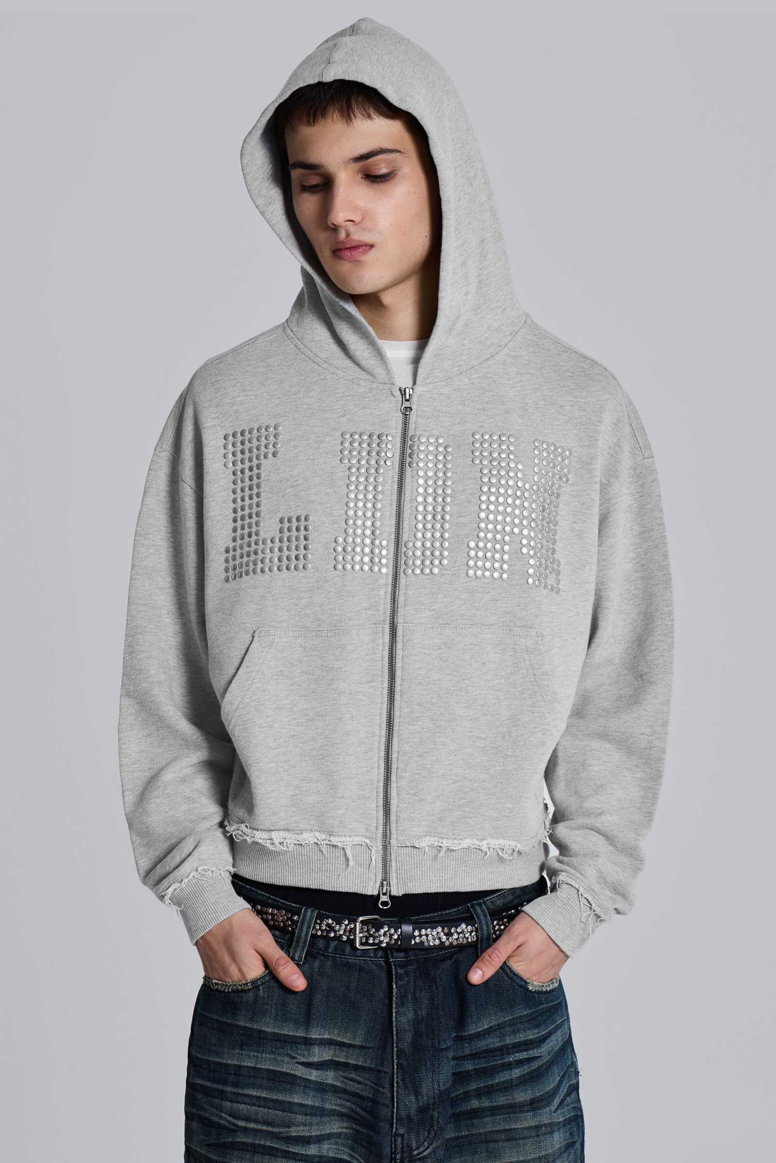 LDN Stud Monster Hoodie | Jaded London | Clothing