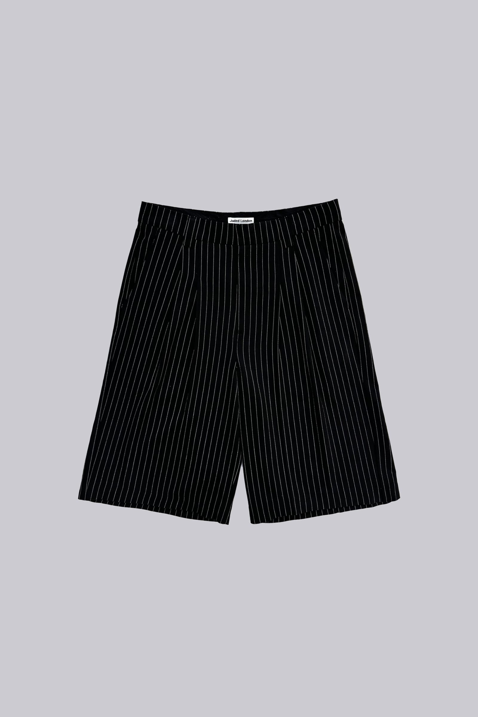 Twill Slouch Shorts Dark Earth Pinstripe main image 0