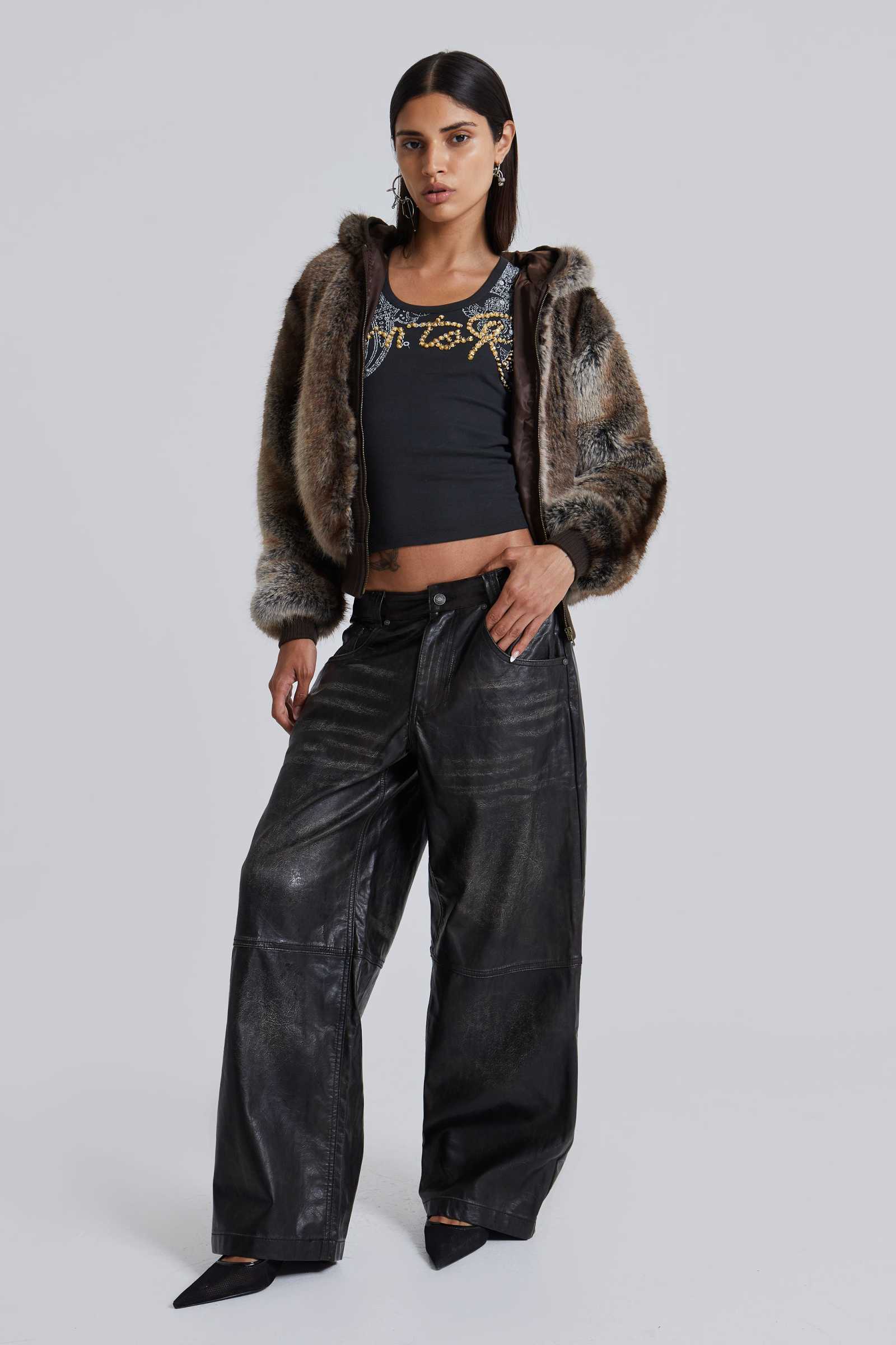 Cute bear hooded jacket YV43496