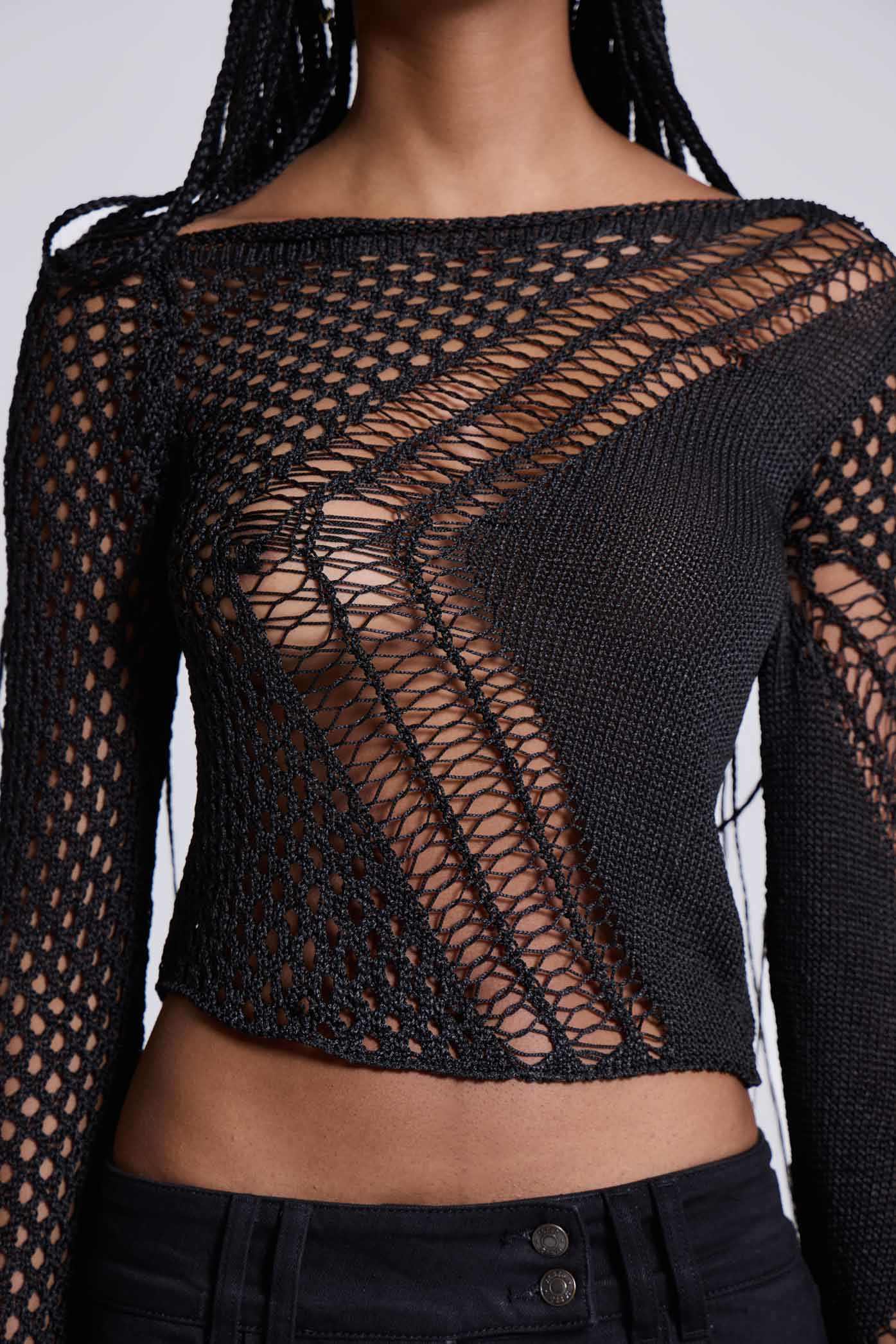 Joslin Knitted Backless Top main image 1