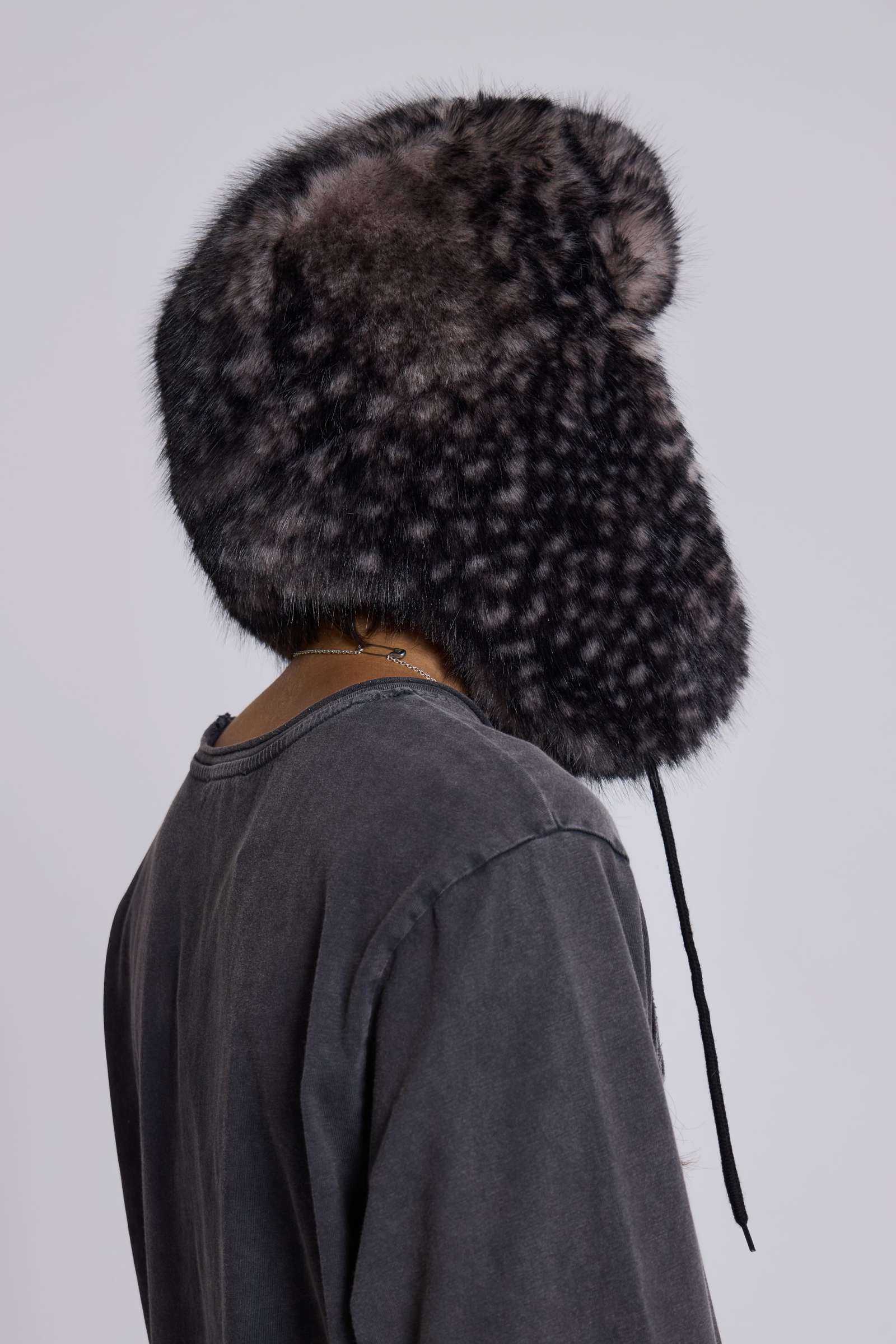 Bob Rapper Hat Biome Faux Fur Trapper Hat