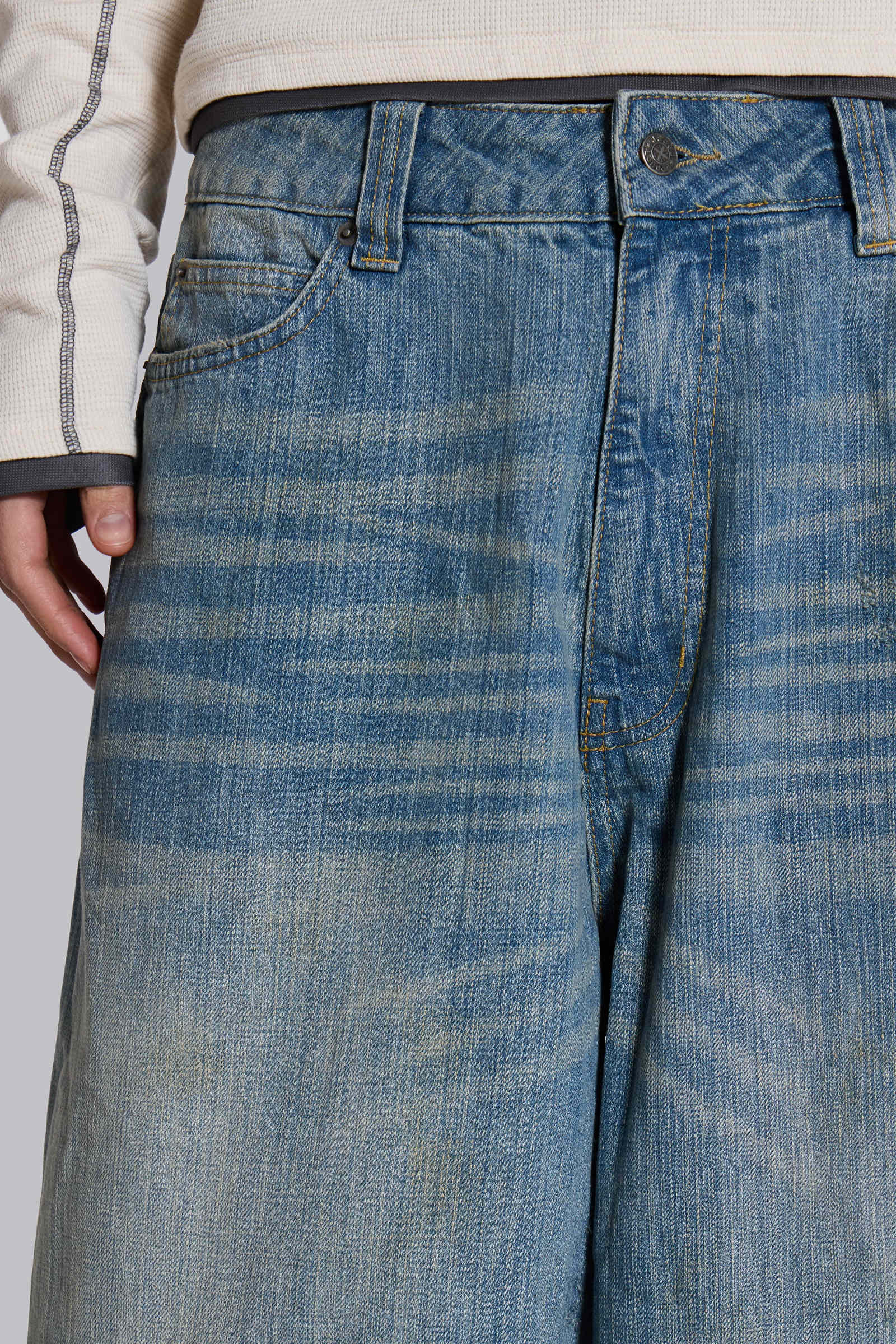 Shop Light Wash Slub XL Colossus Jeans | Jaded London | Clothing