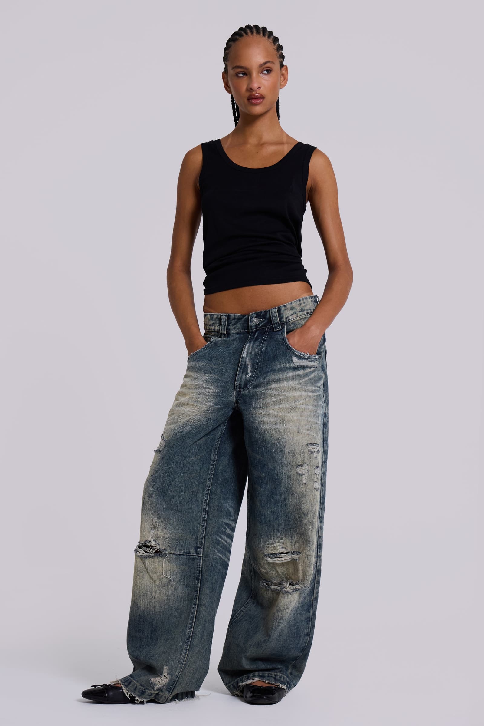 71▢JADED LONDON pink blade デニム TS0613-8 Pink Blade XL Colossus Jeans - WOMEN | Jaded London | Clothing