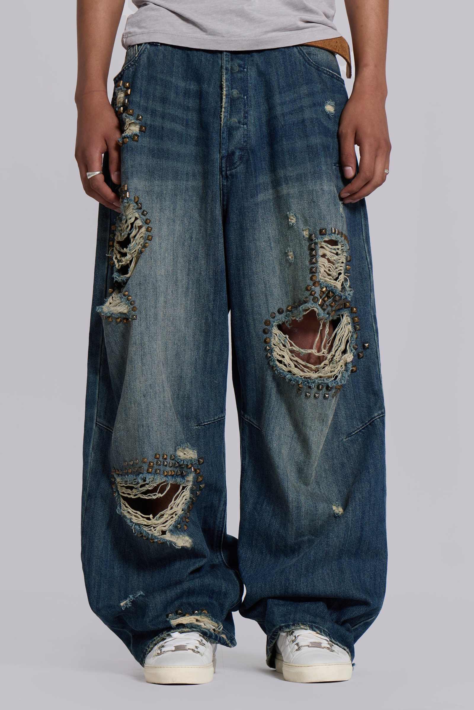 パンツ Jaded London Baggy Denim Men's Baggy Jeans | Loose Fit & Oversized Jeans for Men