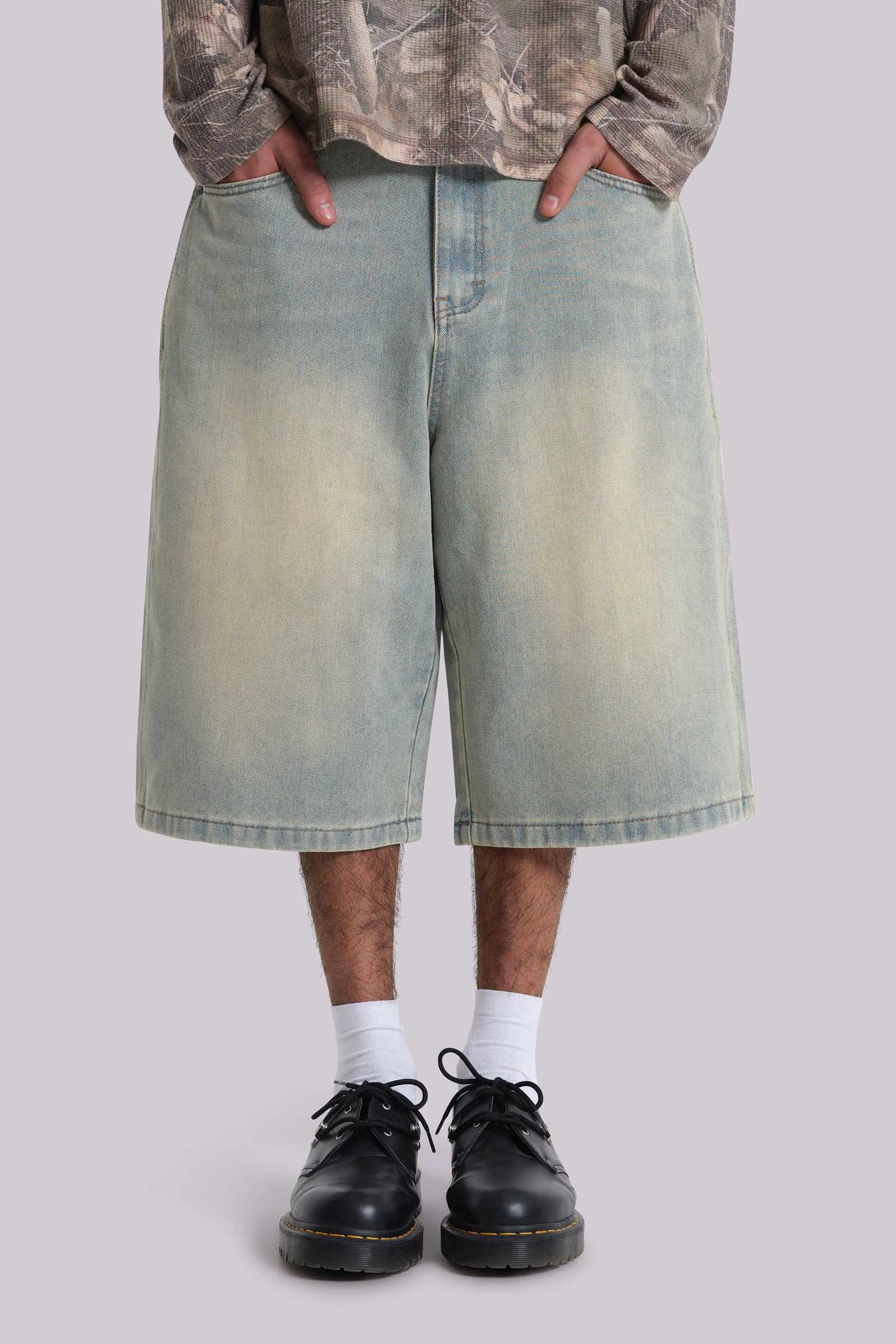 Men's Jorts | Denim Baggy Jorts & Jean Shorts for Men