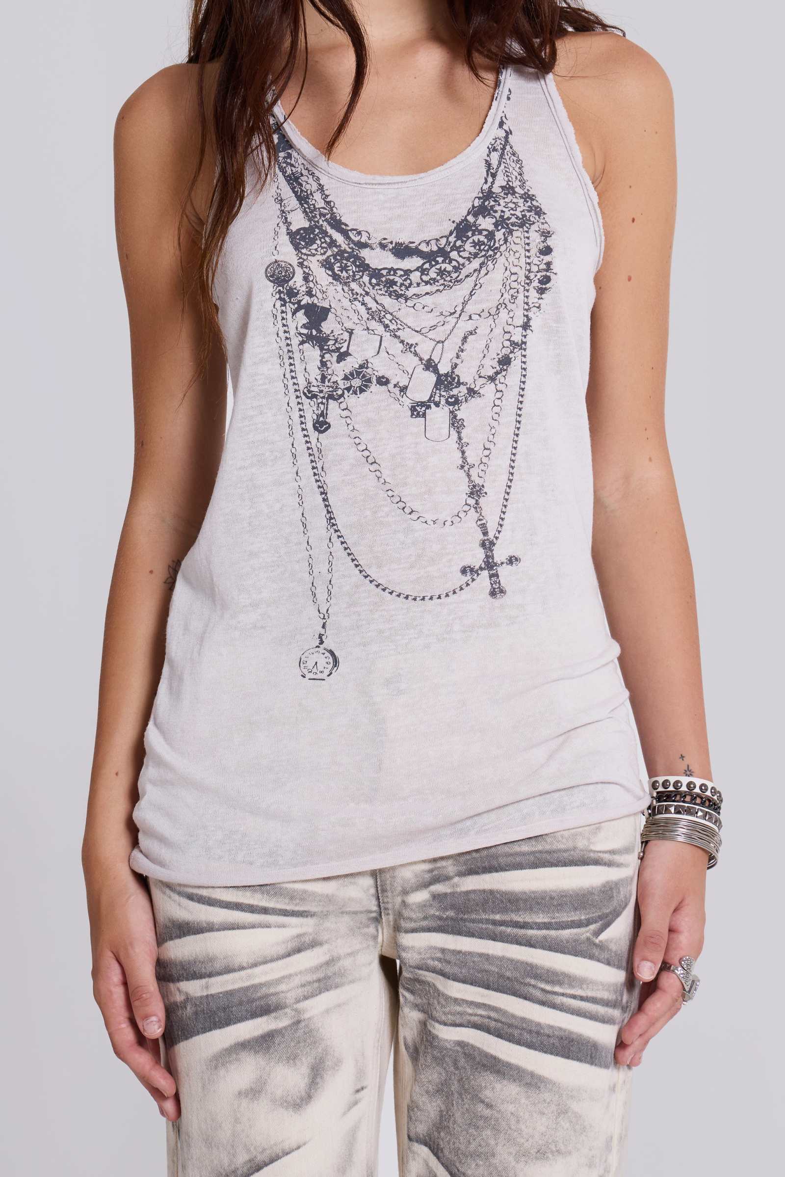 Velour Vest Featuring Trompe