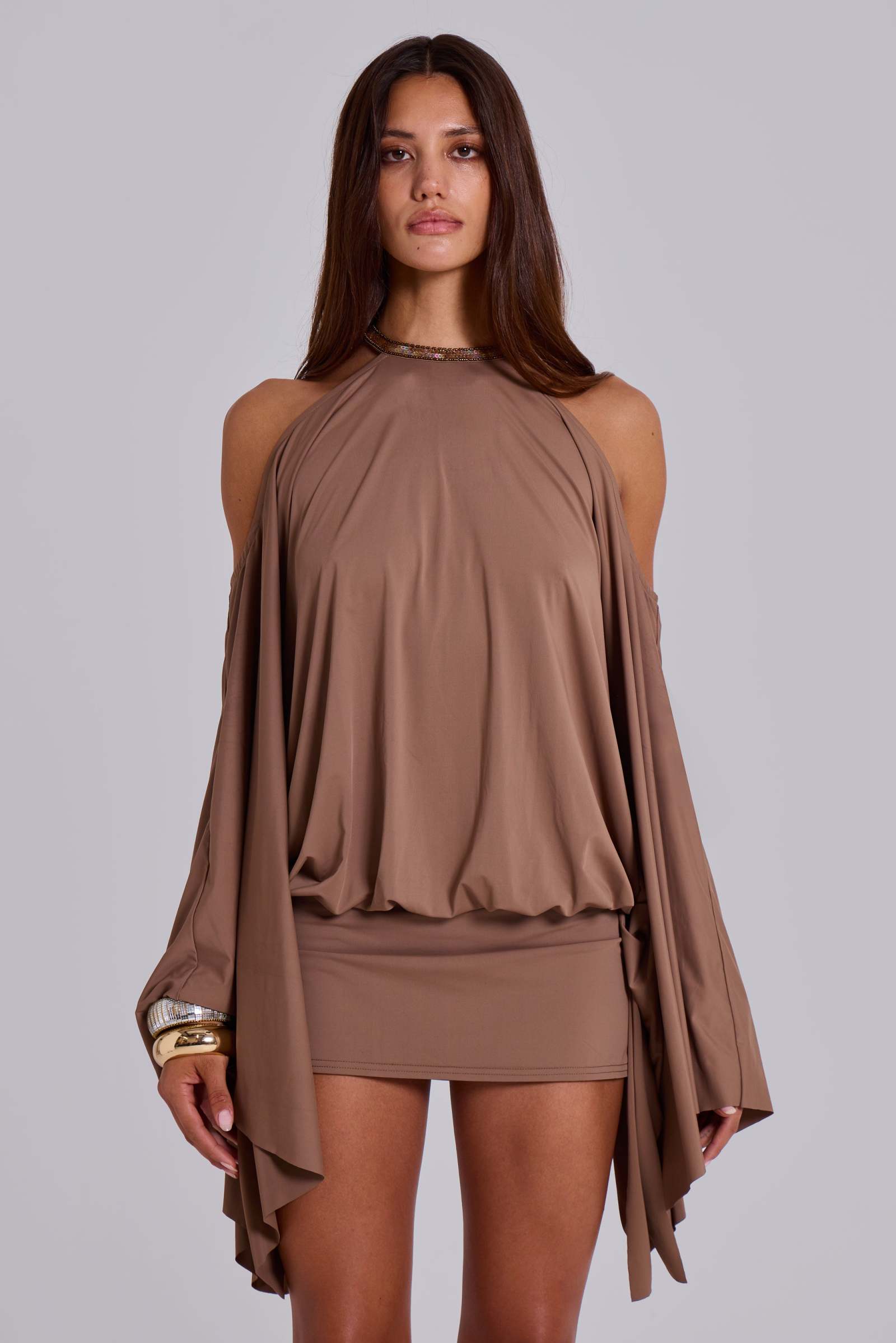 Alula Embellished Butterfly Mini Dress