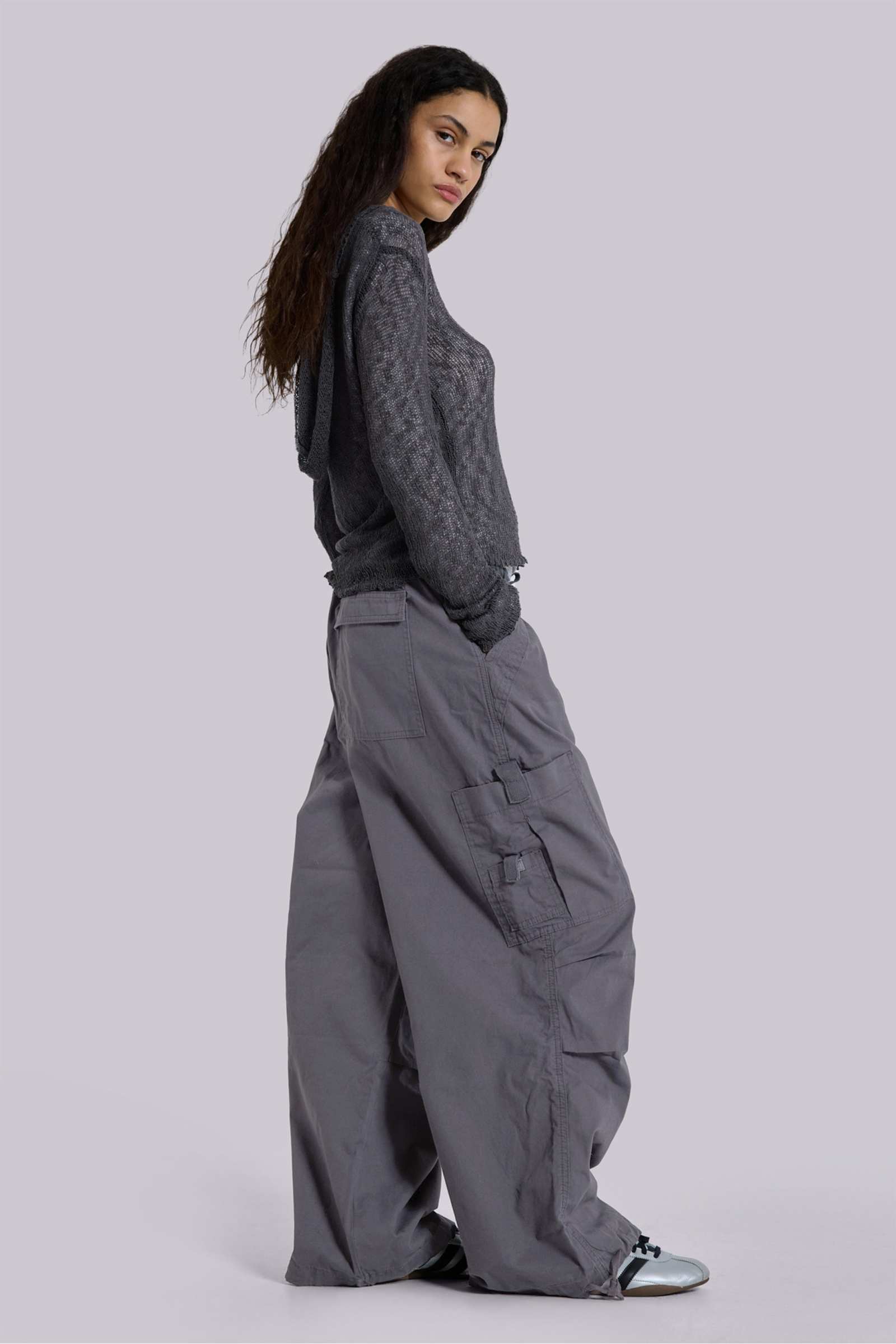 Women's Vintage Parachute Cargo Pants main image 0
