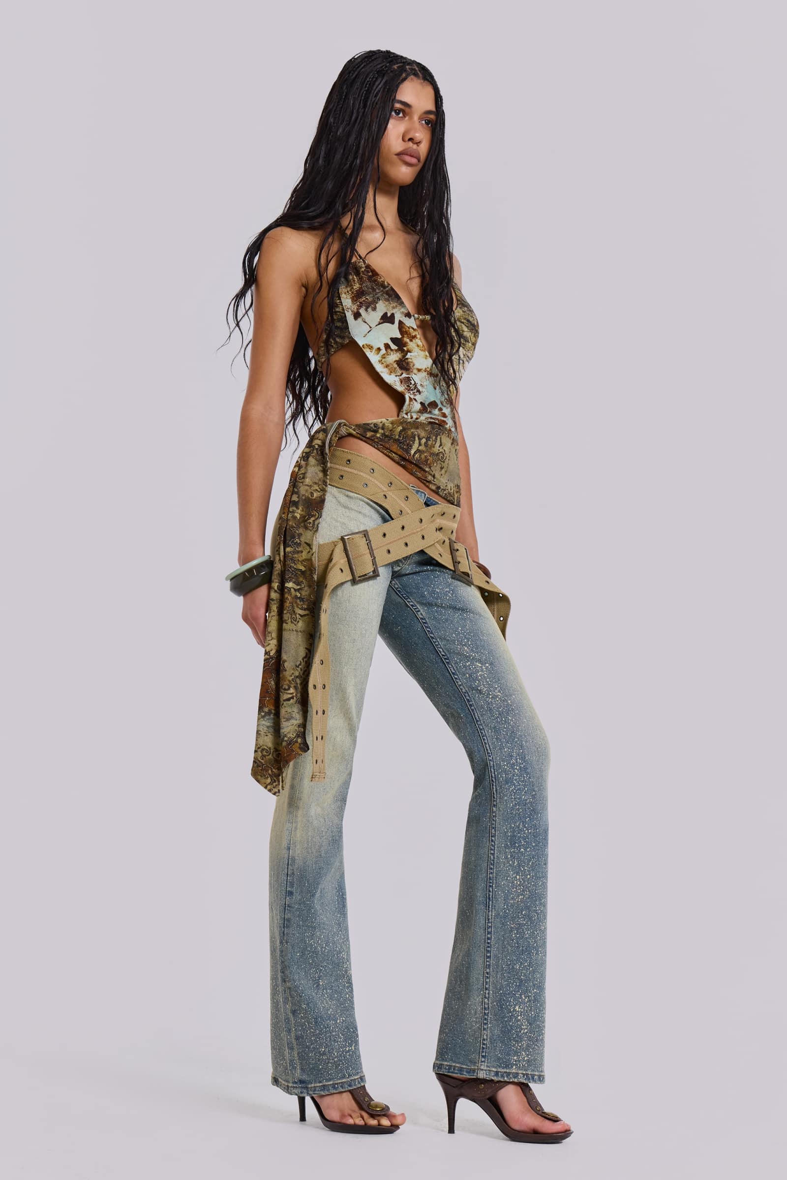 Stonewash Denim Jumpsuit