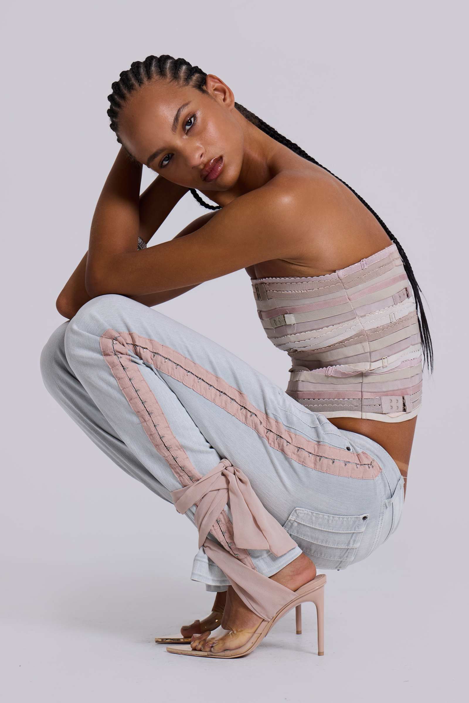 Shop Blue Ethereal Colossus Jeans | Jaded London | Clothing