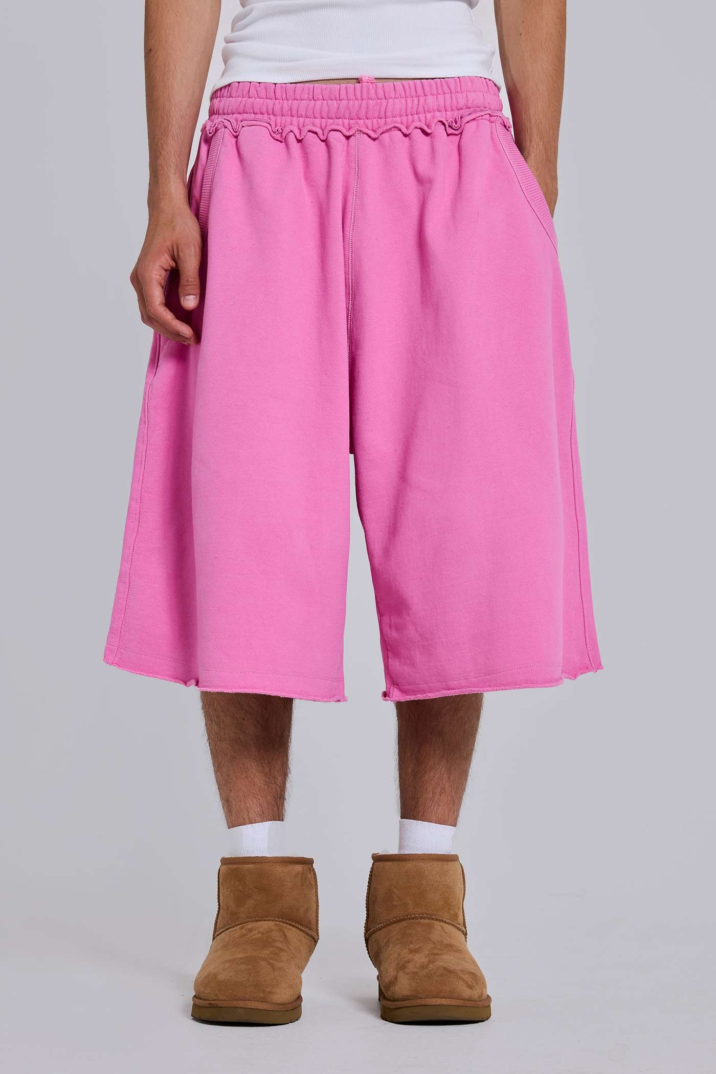 Pink Monster Jogger Shorts