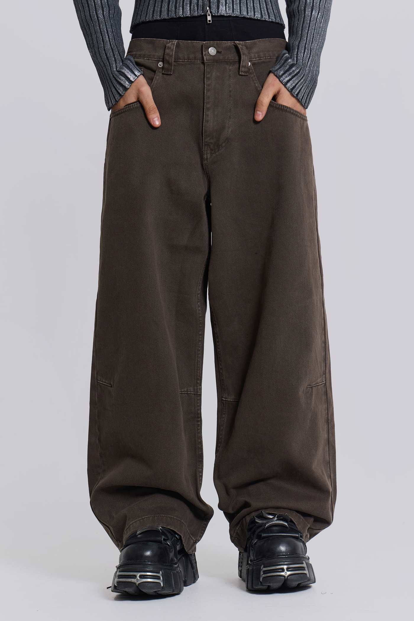 Washed Brown Colossus Jeans