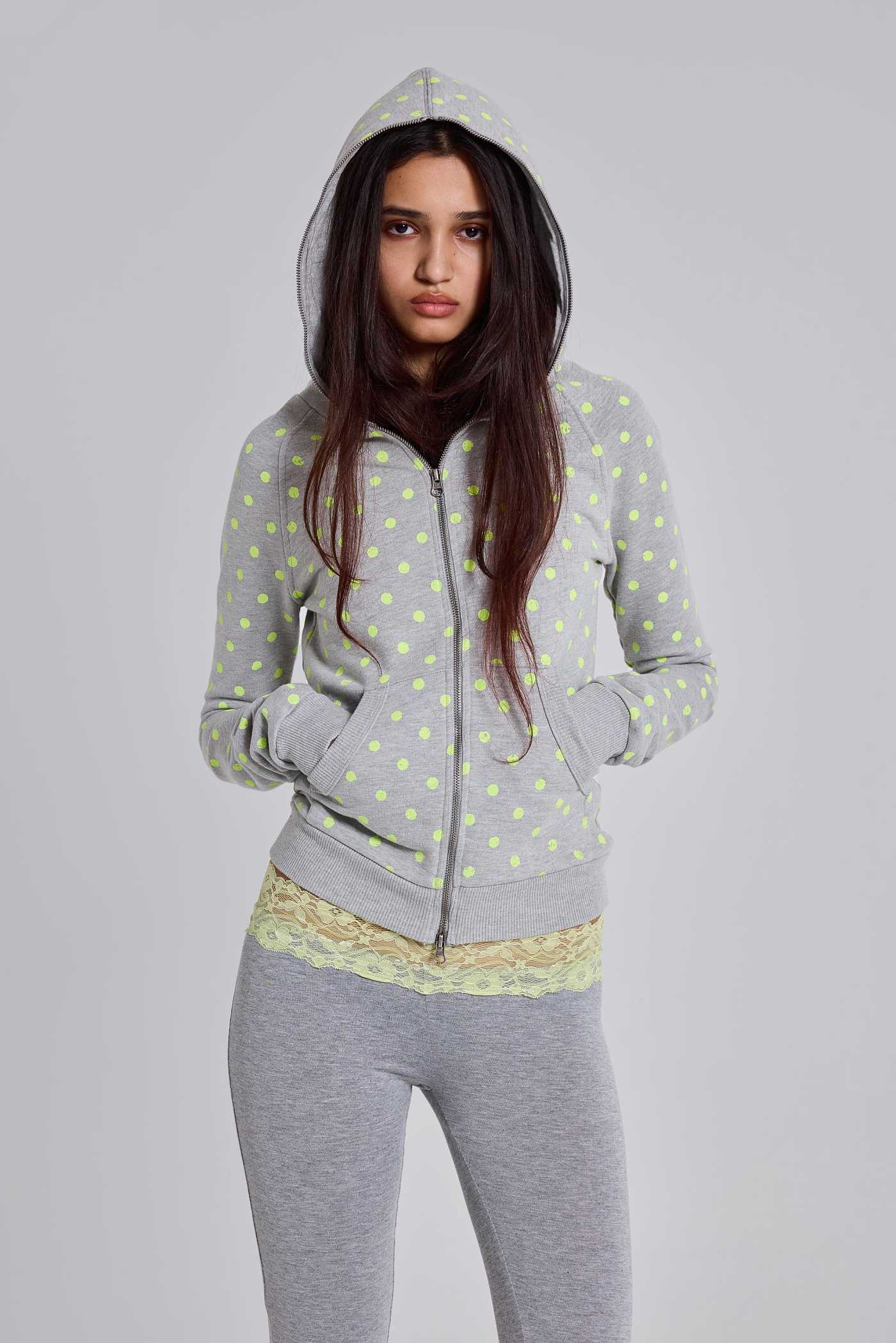 Neon Polkadot Hoodie