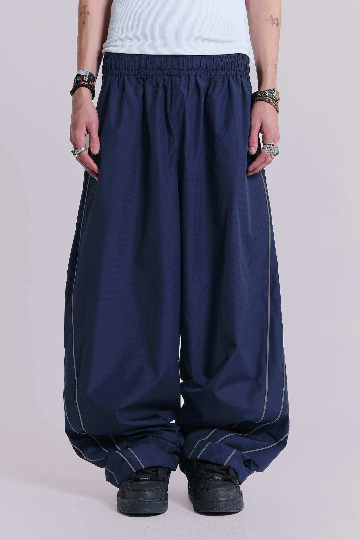 Navy Vapor Tracksuit Bottoms
