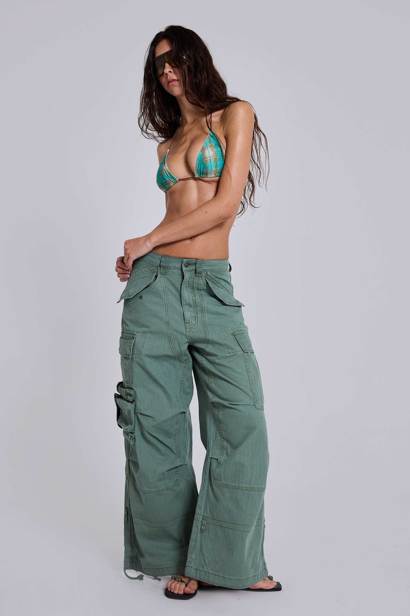 Utility Khaki Cargo Pants