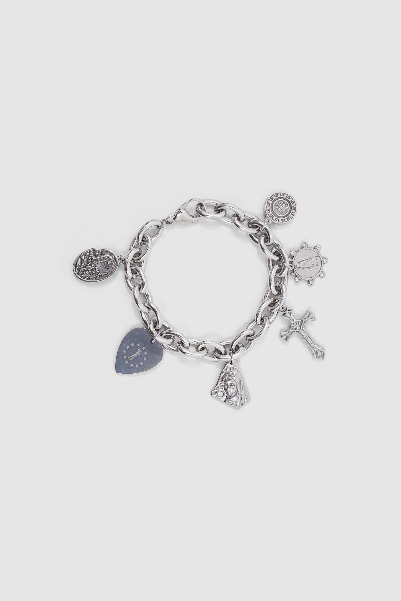 Silver XL Charm Bracelet