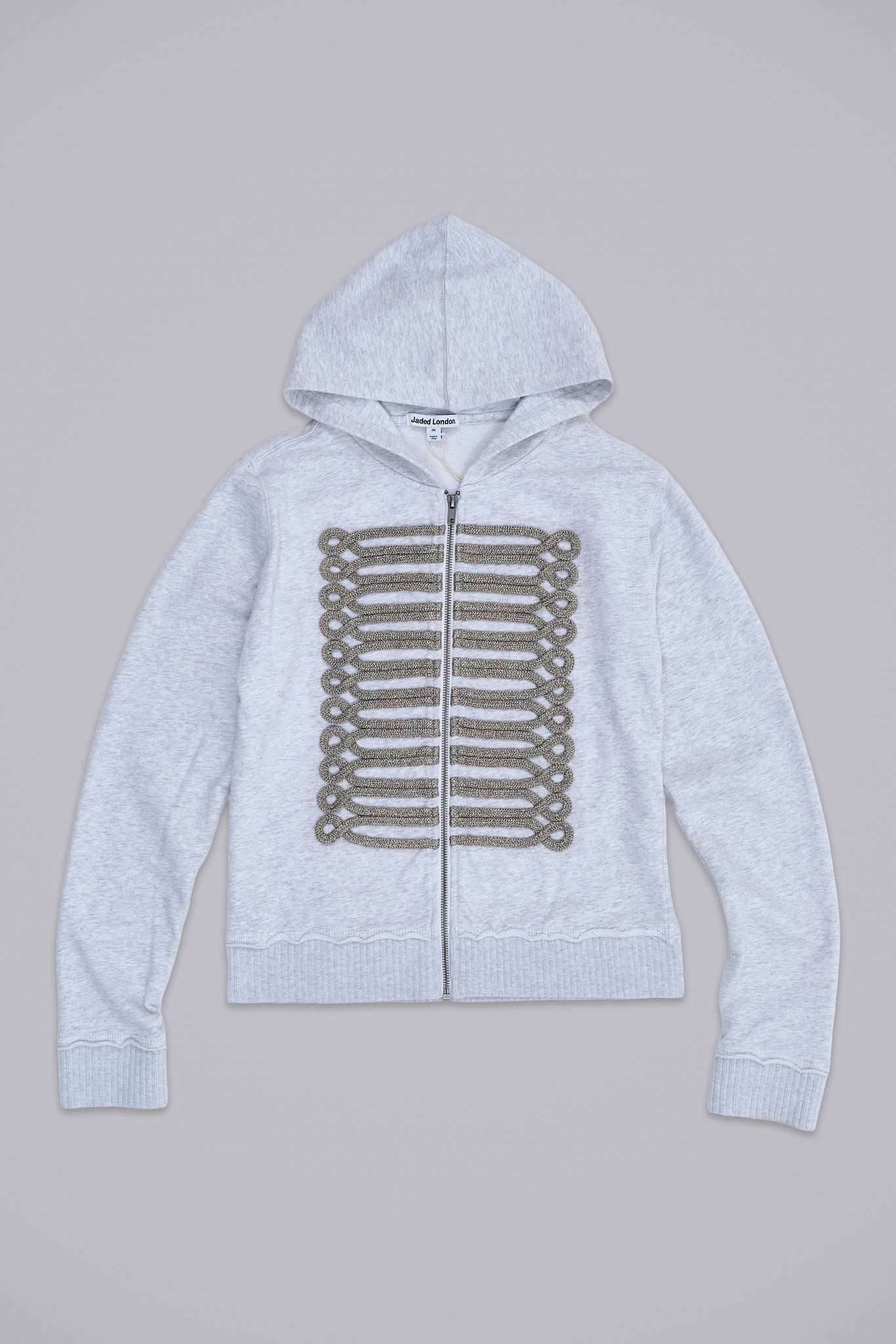 Grey Marl Military Monster Hoodie