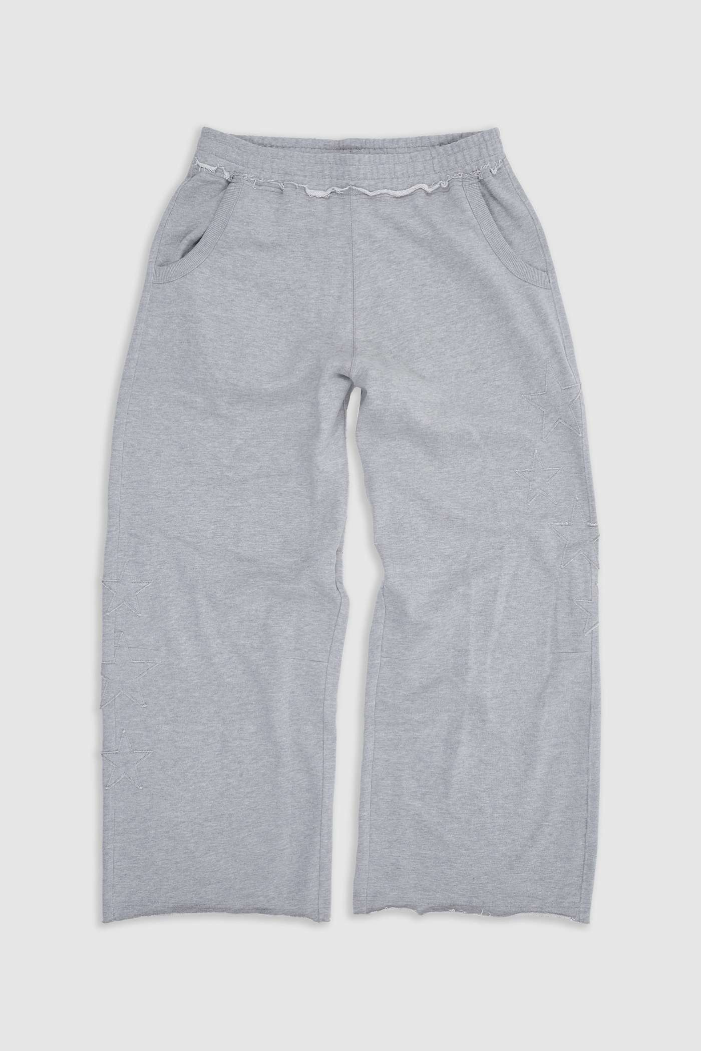 Star Appliqué Grey Marl Monster Joggers