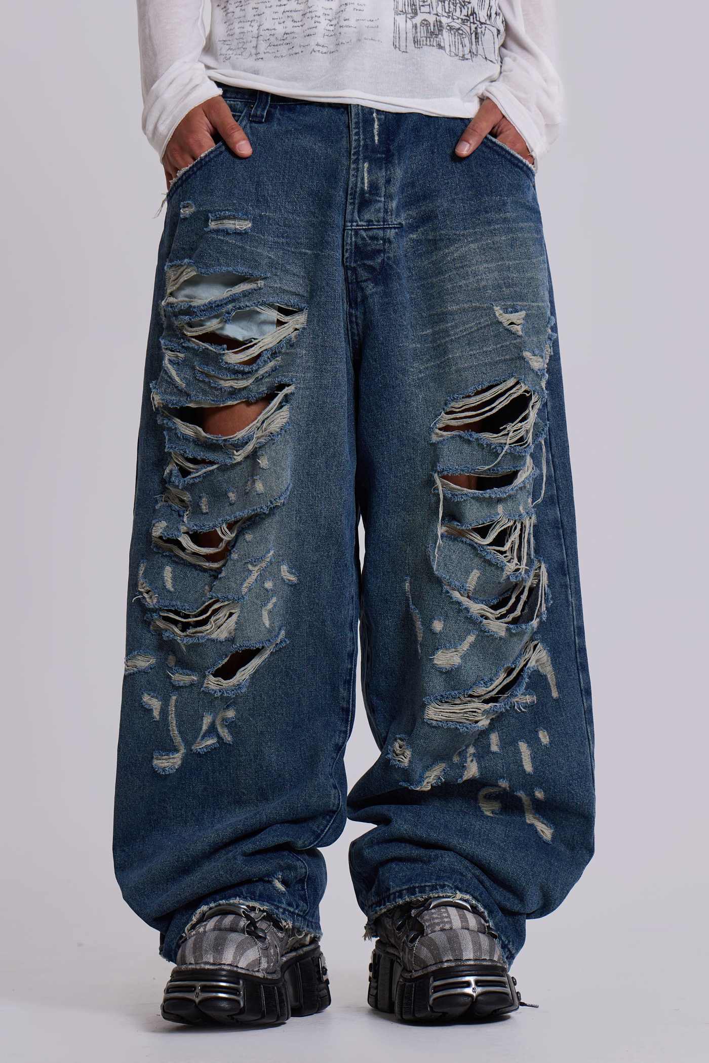 Destroyed XL Colossus Jeans