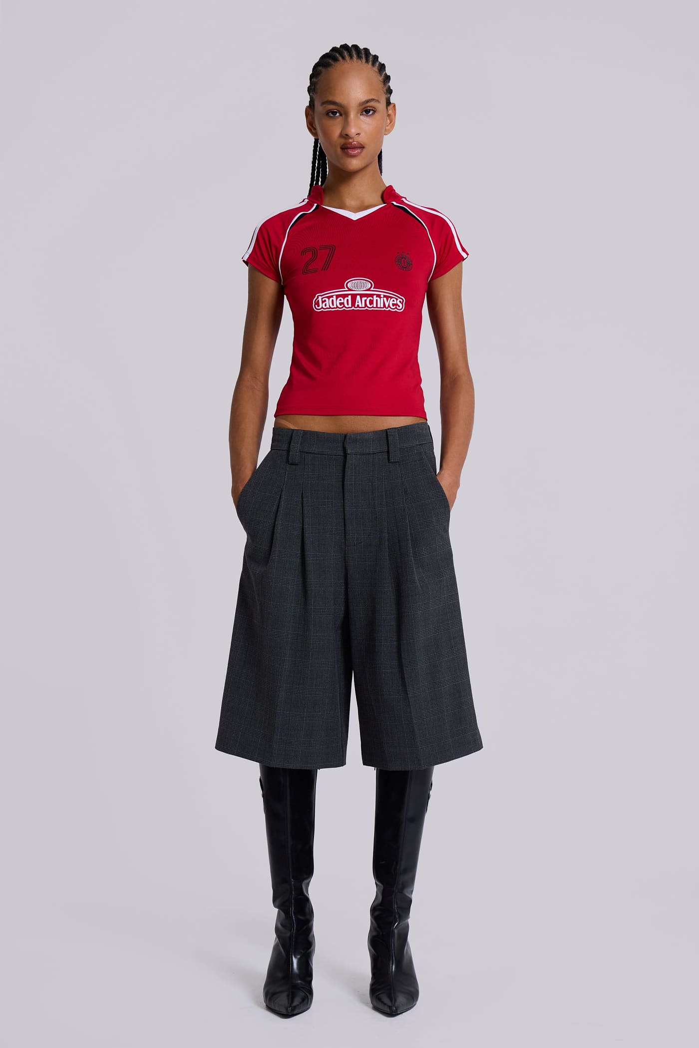 Dark Check Goliath Shorts