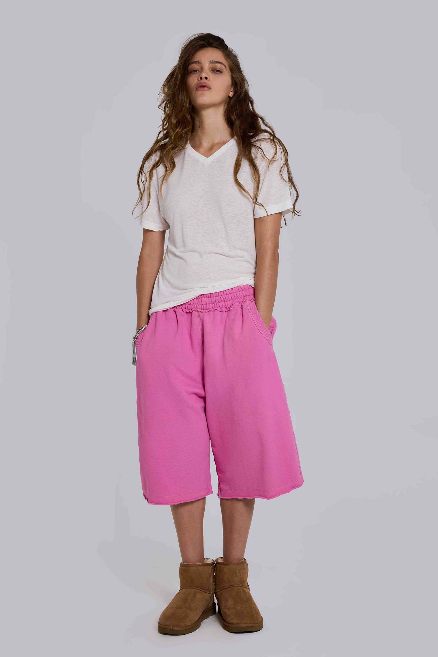 Pink Monster Jogger Shorts