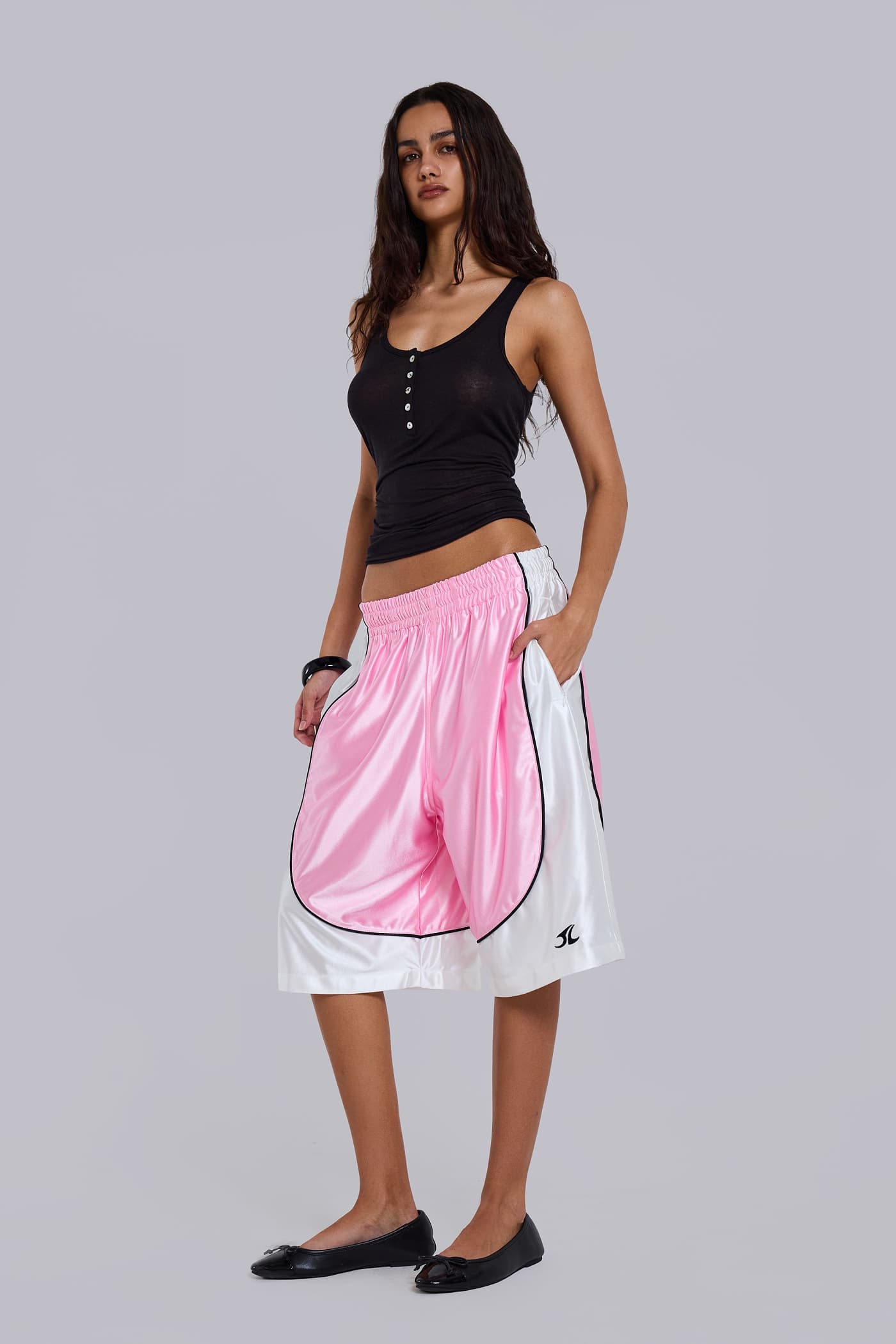 Court Pink Basketball Shorts