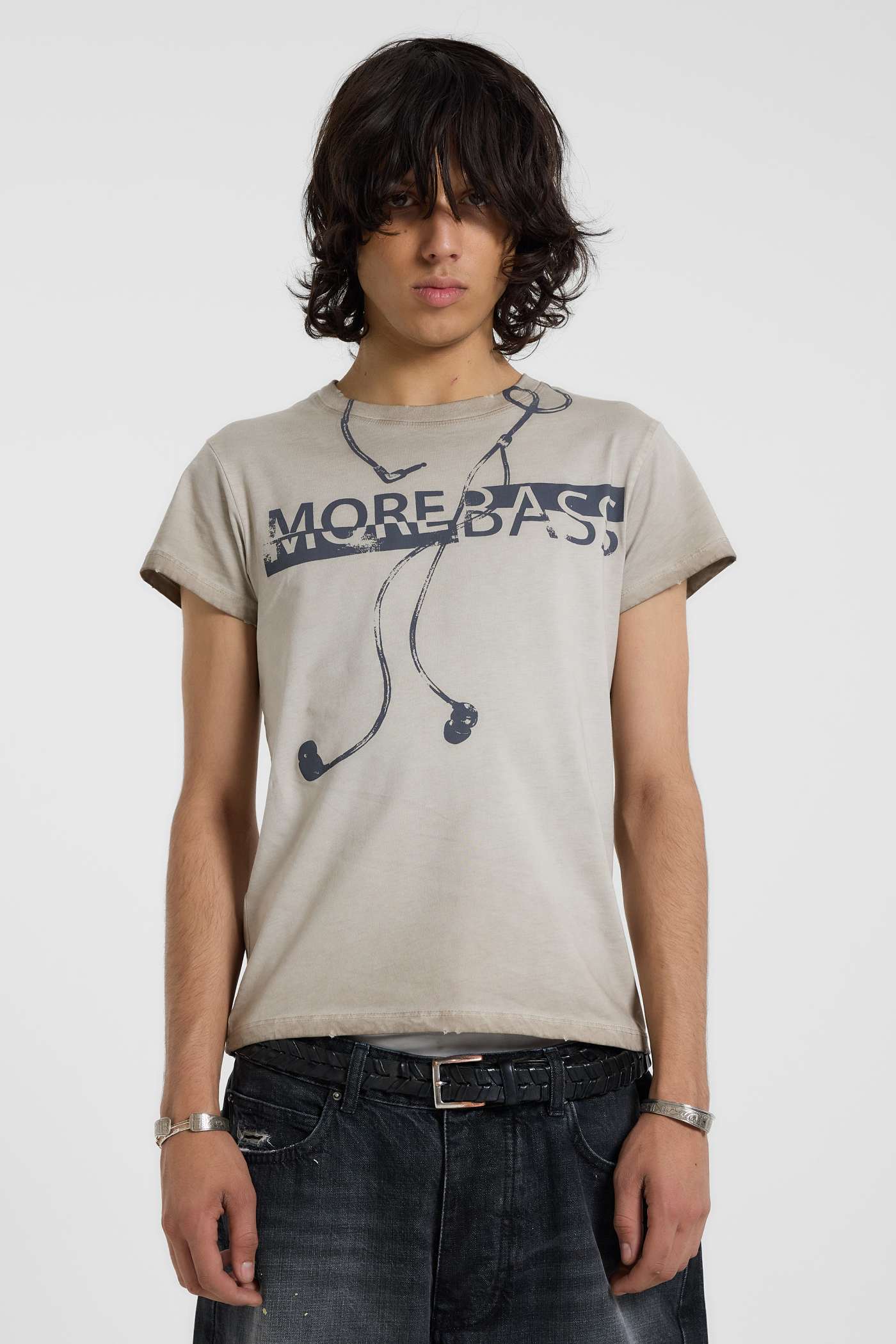 More Bass Tea Stained T-Shirt