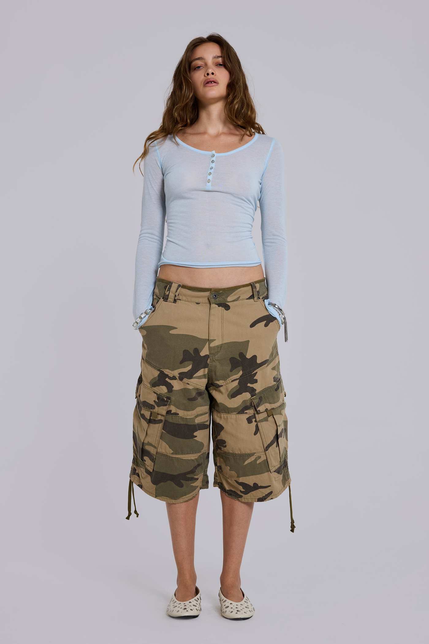 Faded Camo Cadet Shorts