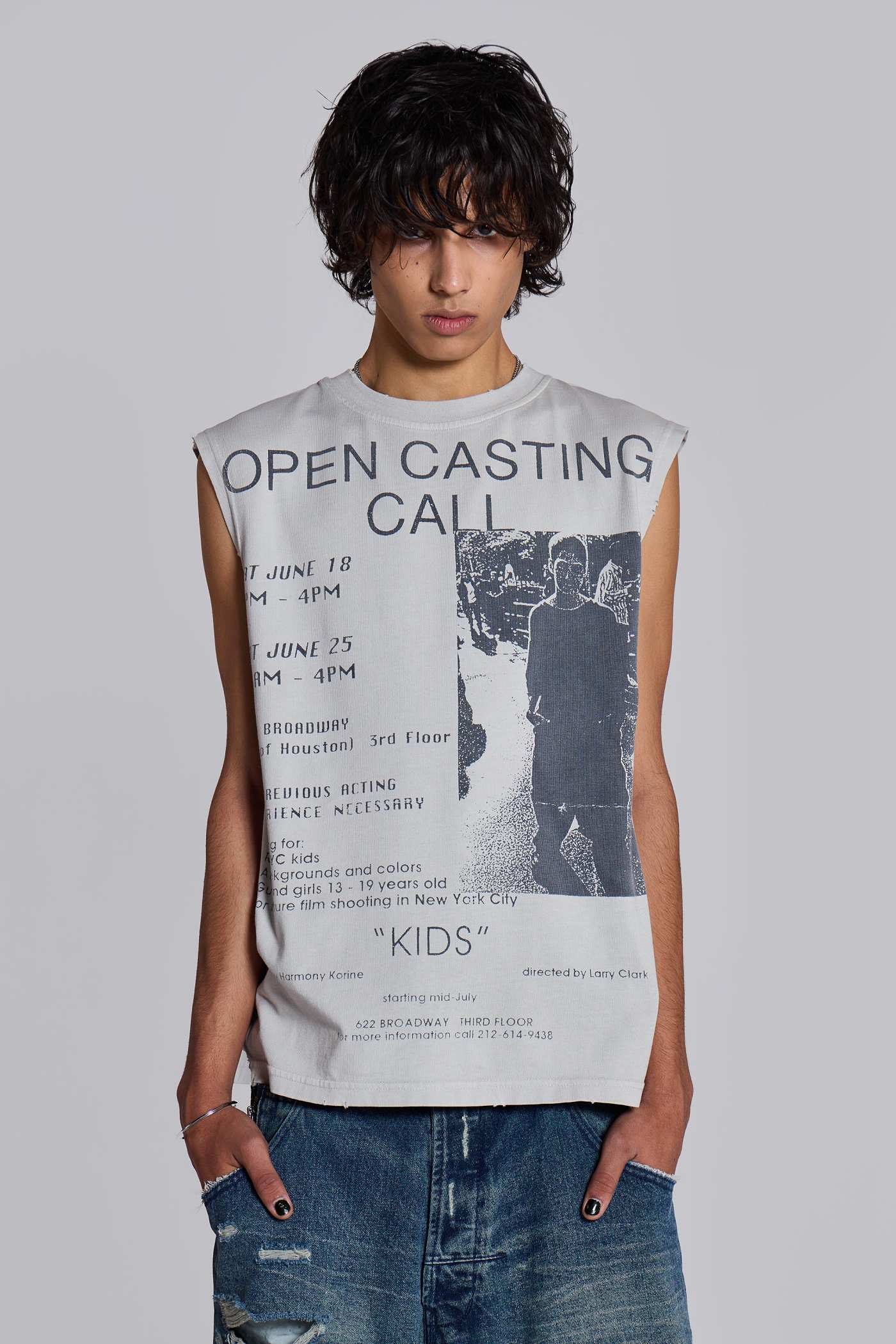Open Casting White Tank Top | Jaded London | Clothing