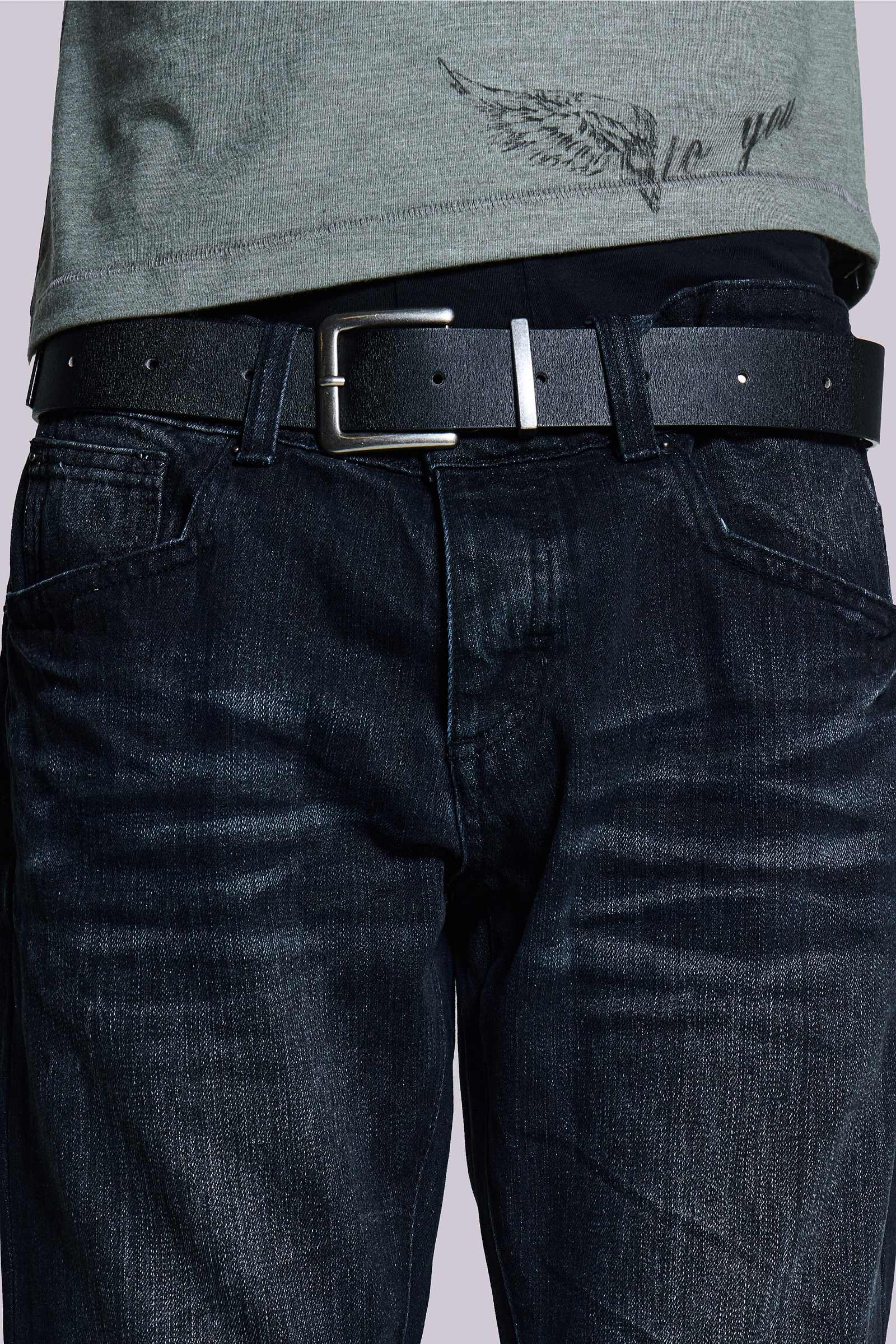 Indigo Creased Drift Bootcut Jeans