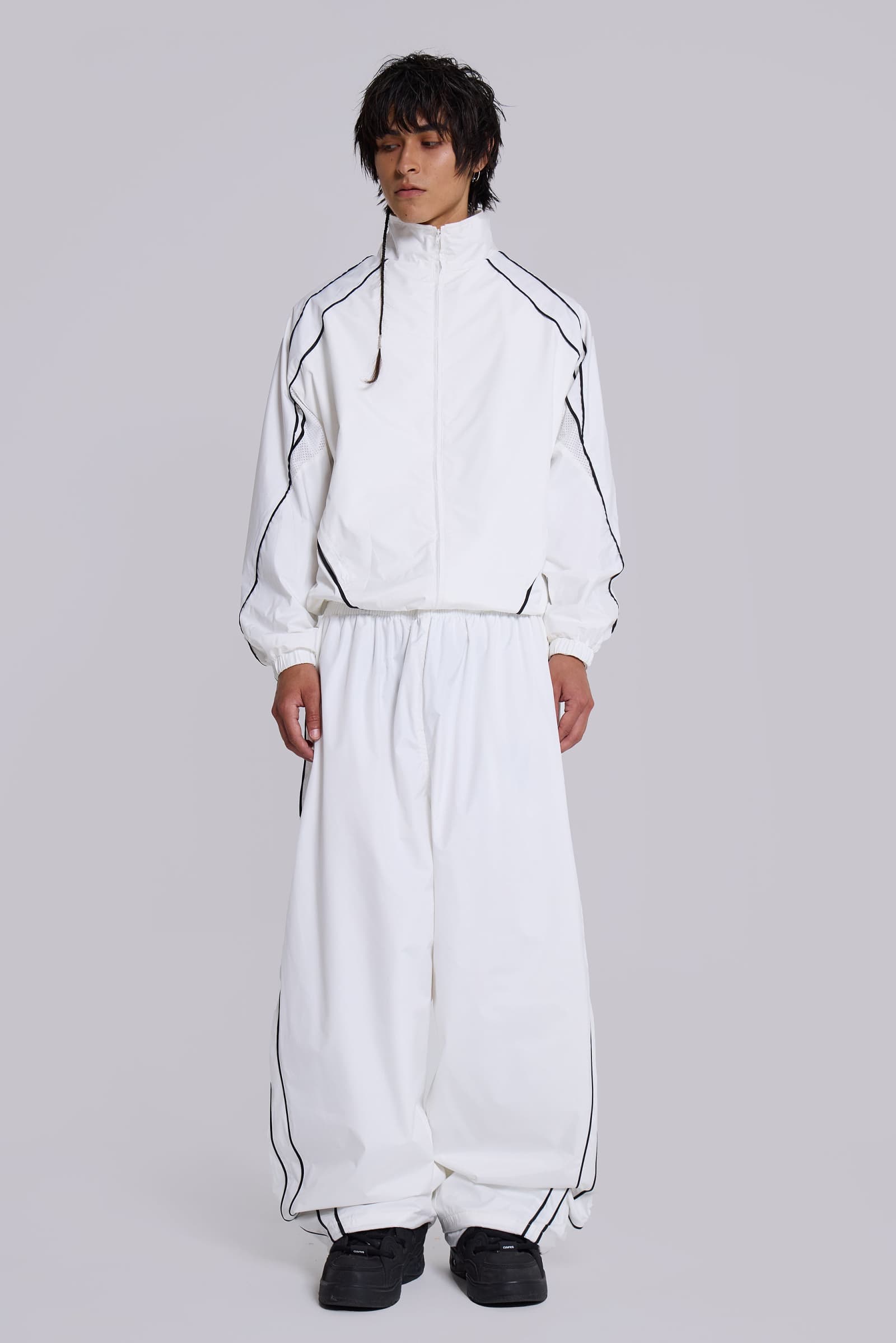 White Vapor Tracksuit Top