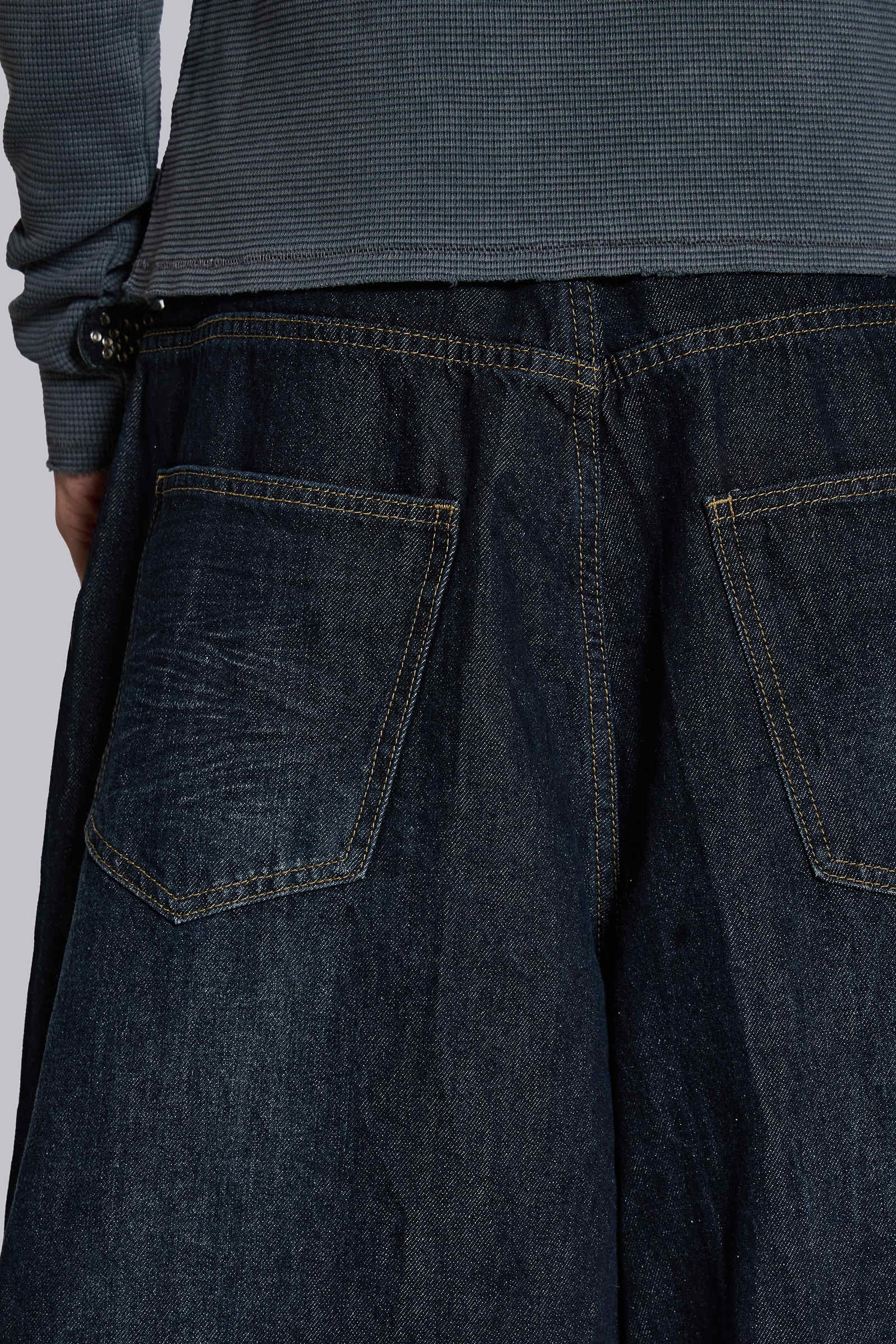 Creased Indigo XL Colossus Jeans