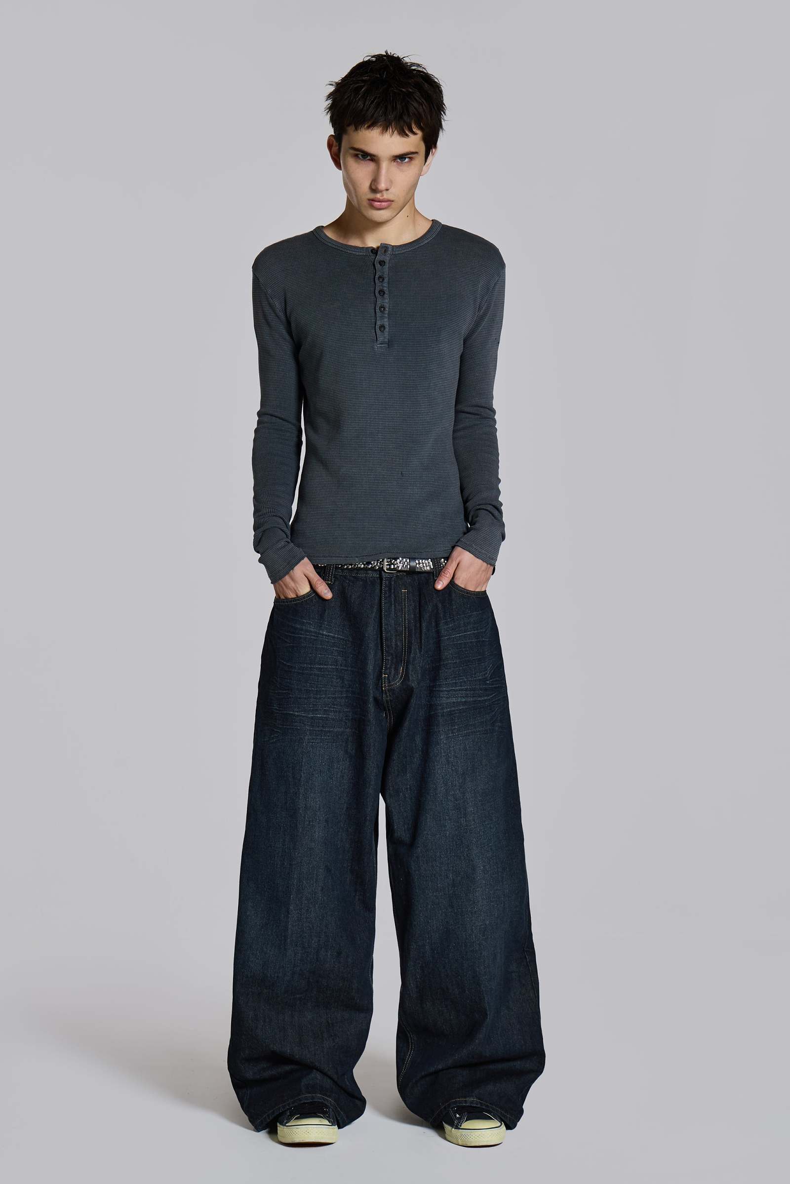 Creased Indigo XL Colossus Jeans
