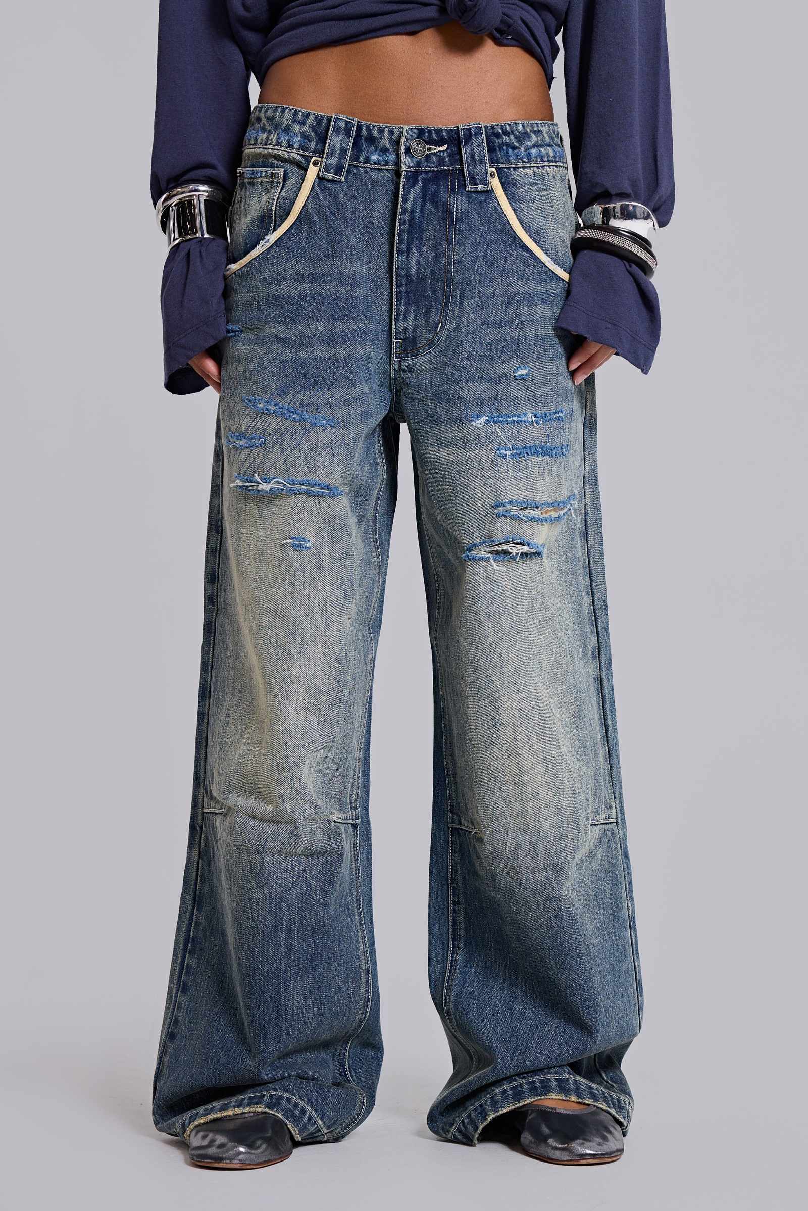 Torn Lowrise Colossus Jeans