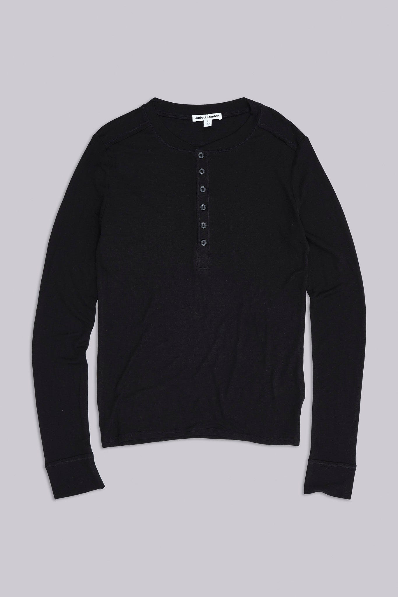 Black Haze Henley Top