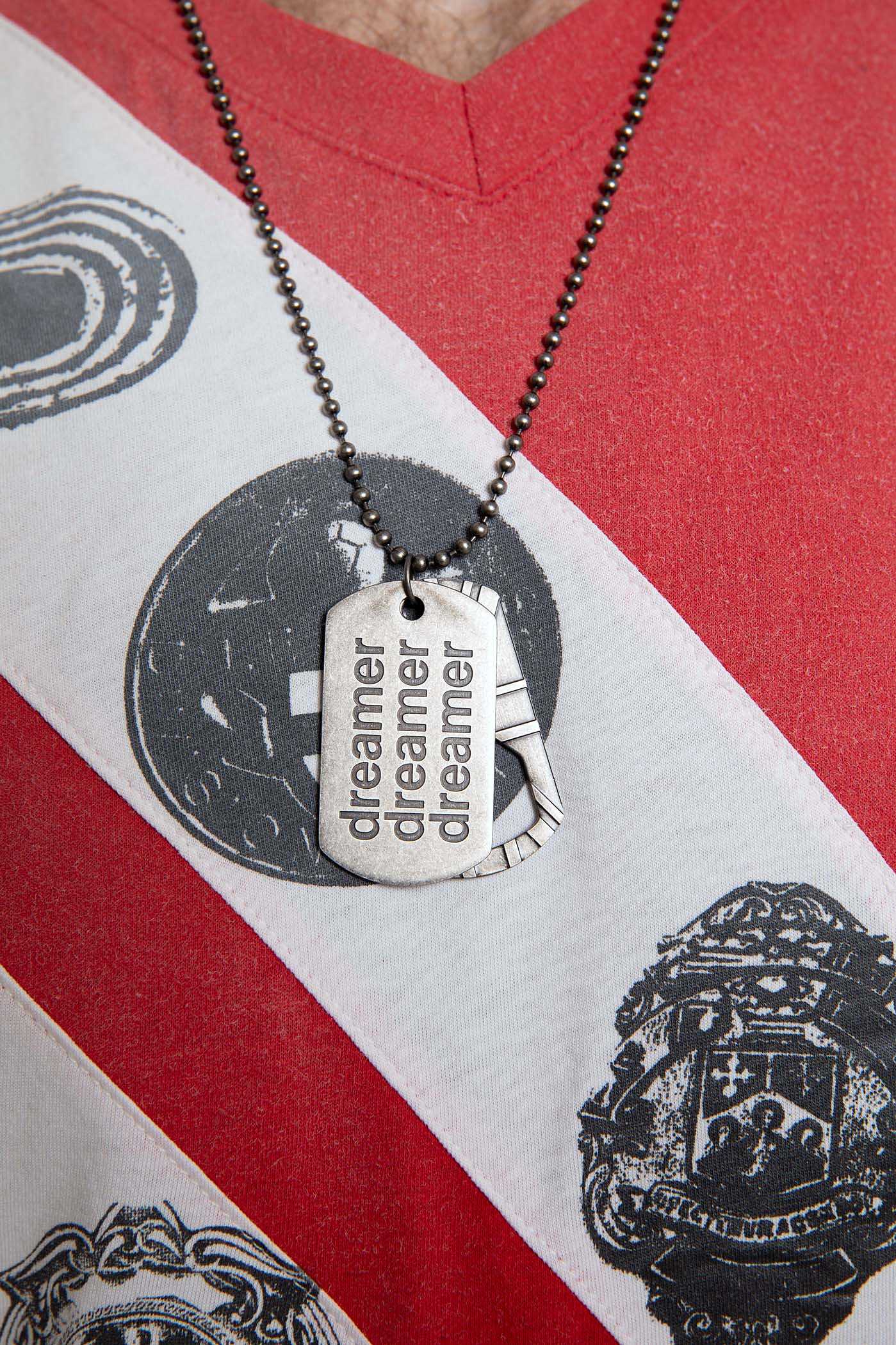 Dreamer Dog Tag Necklace
