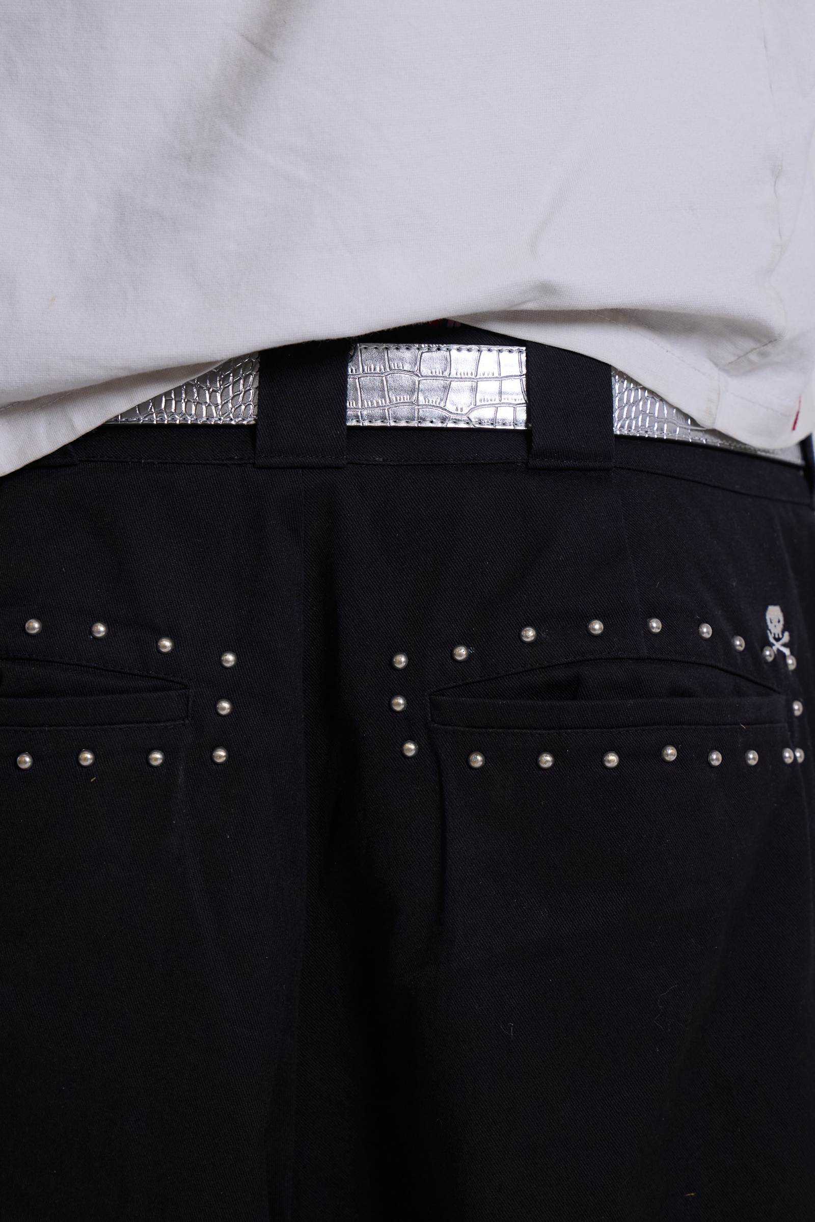 Silver Gator Belt