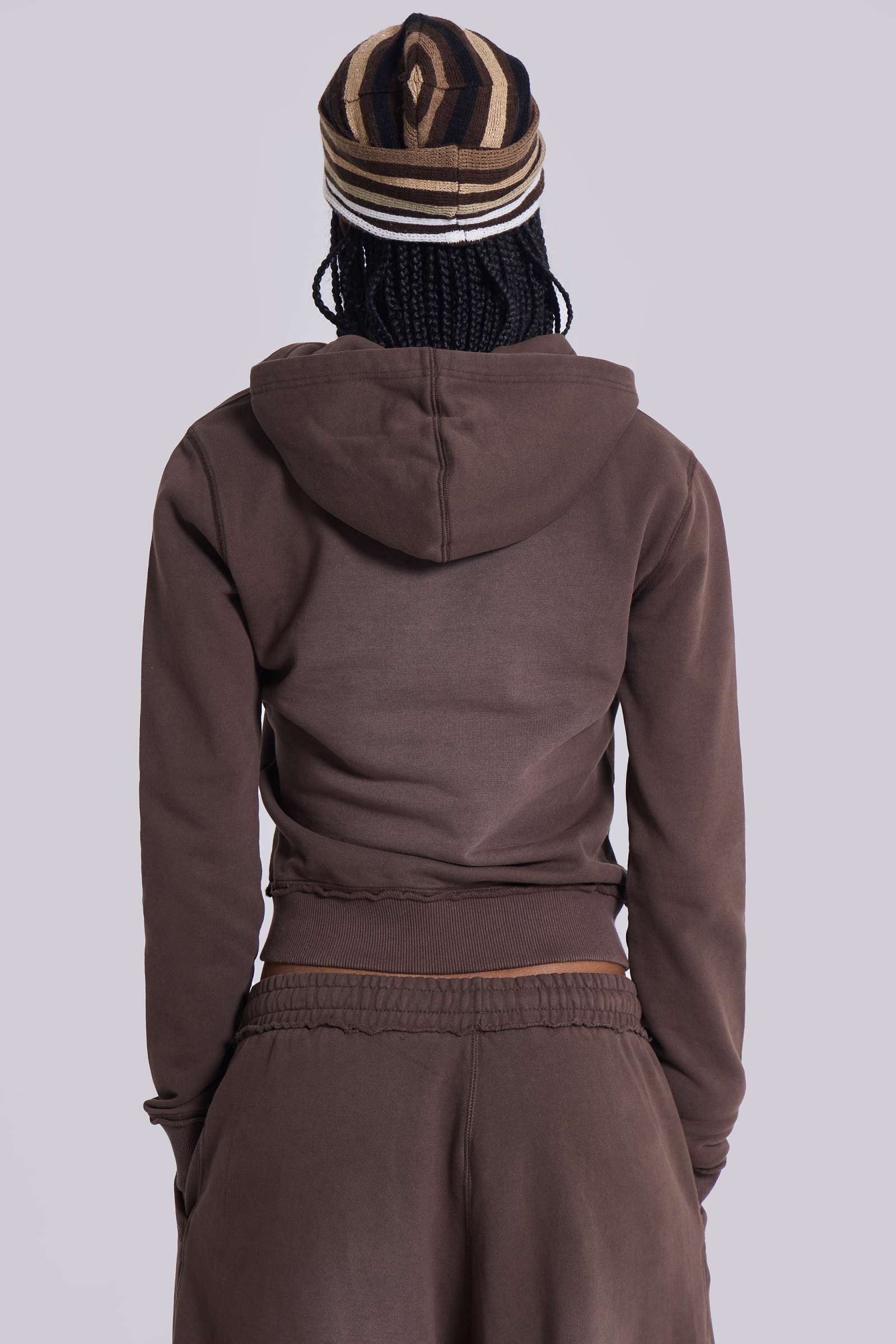 Chocolate Brown Mini Monster Hoodie