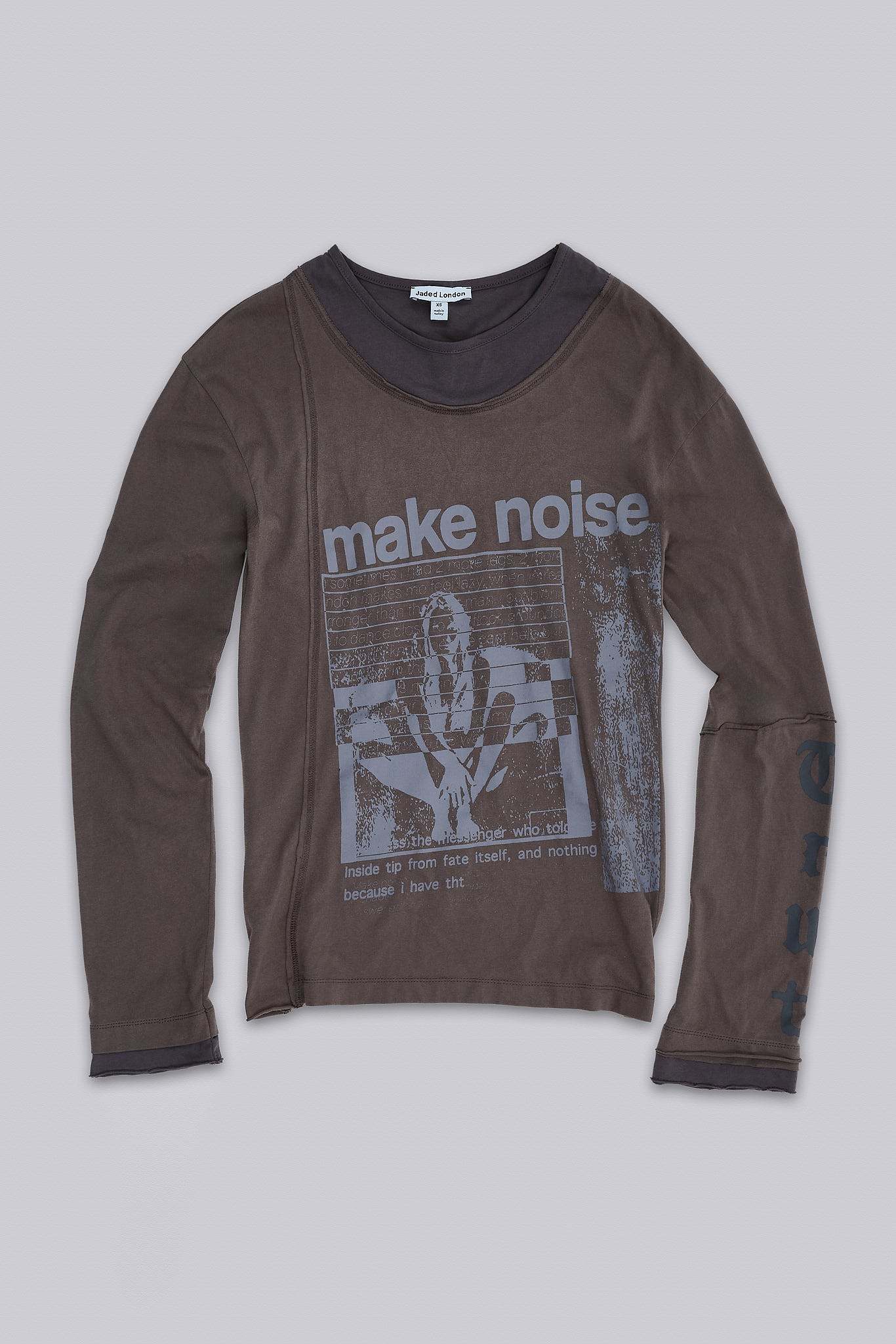 Noise Double Layer Long Sleeve Top