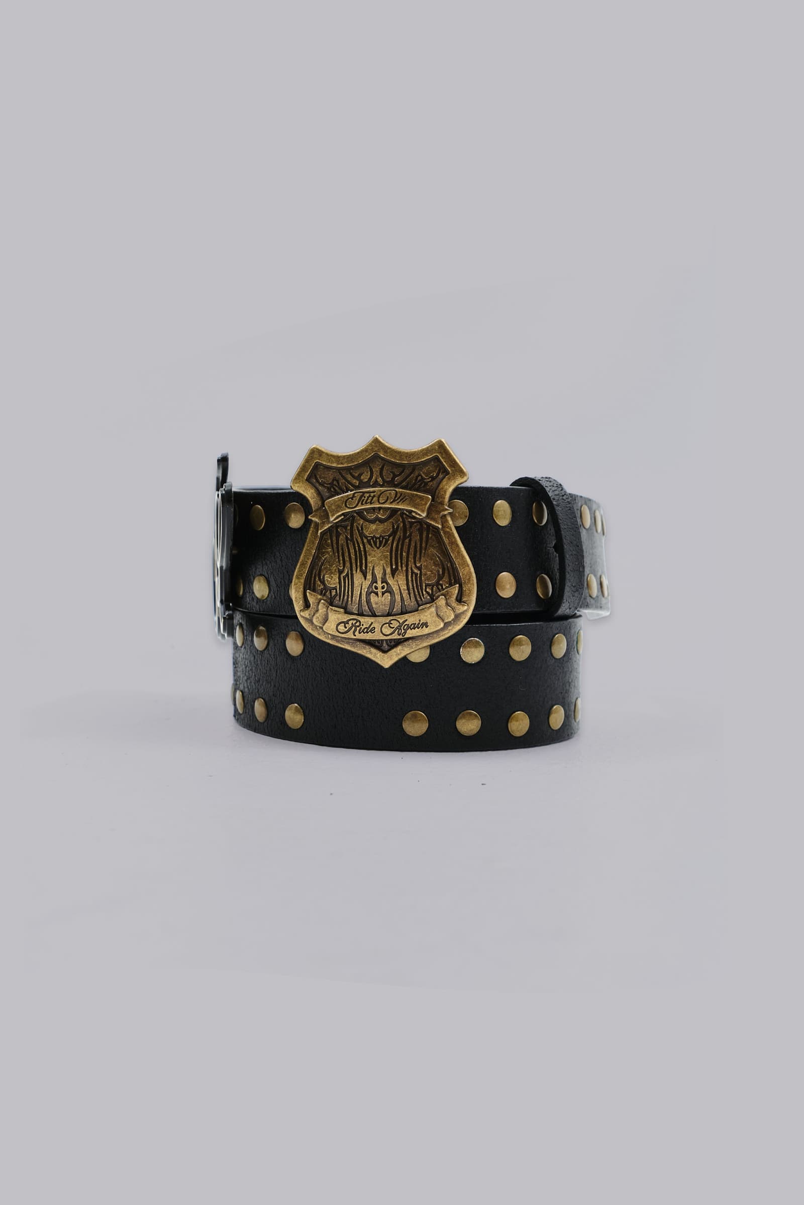 Shield Double Buckle Belt
