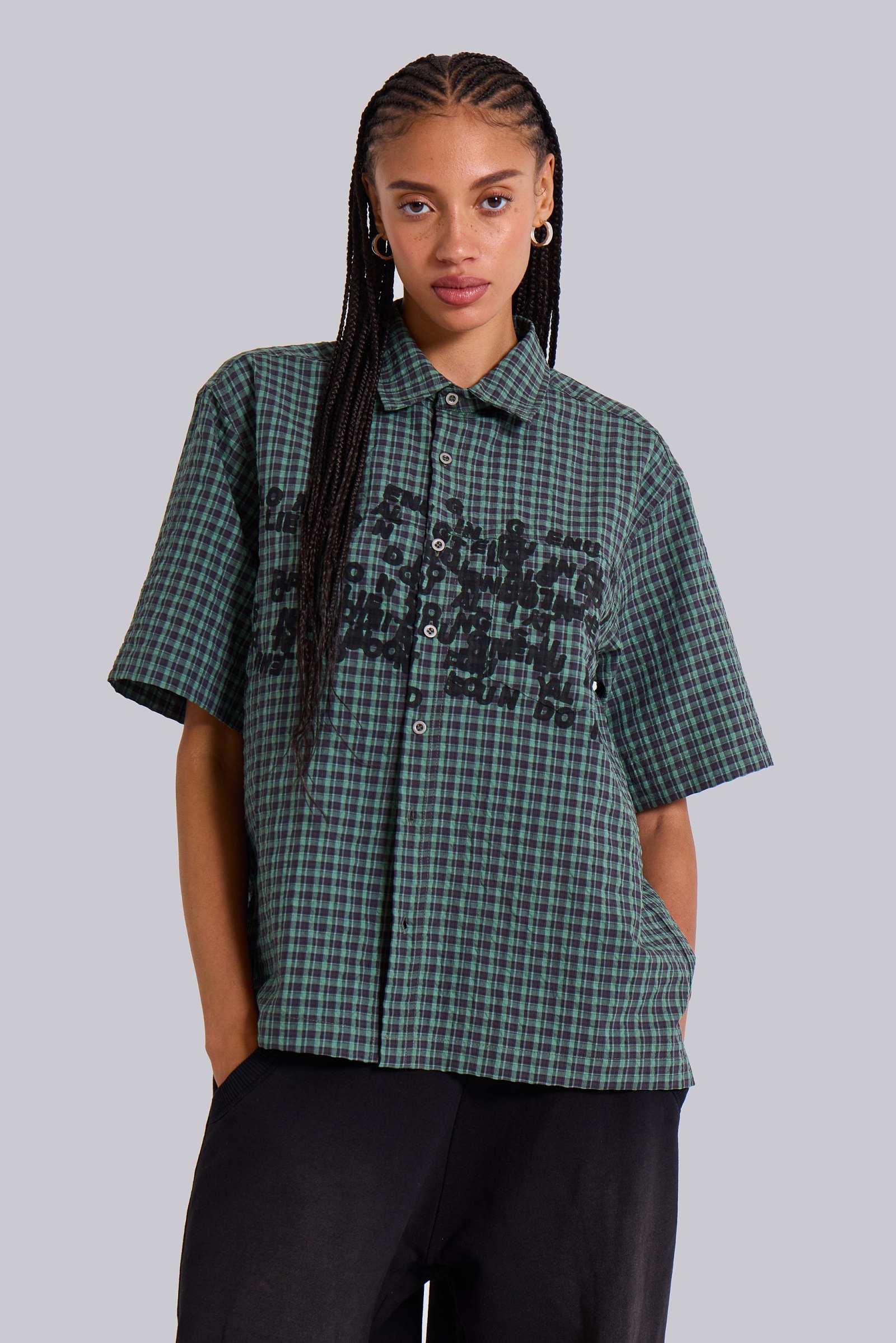 Green Typo Shirt